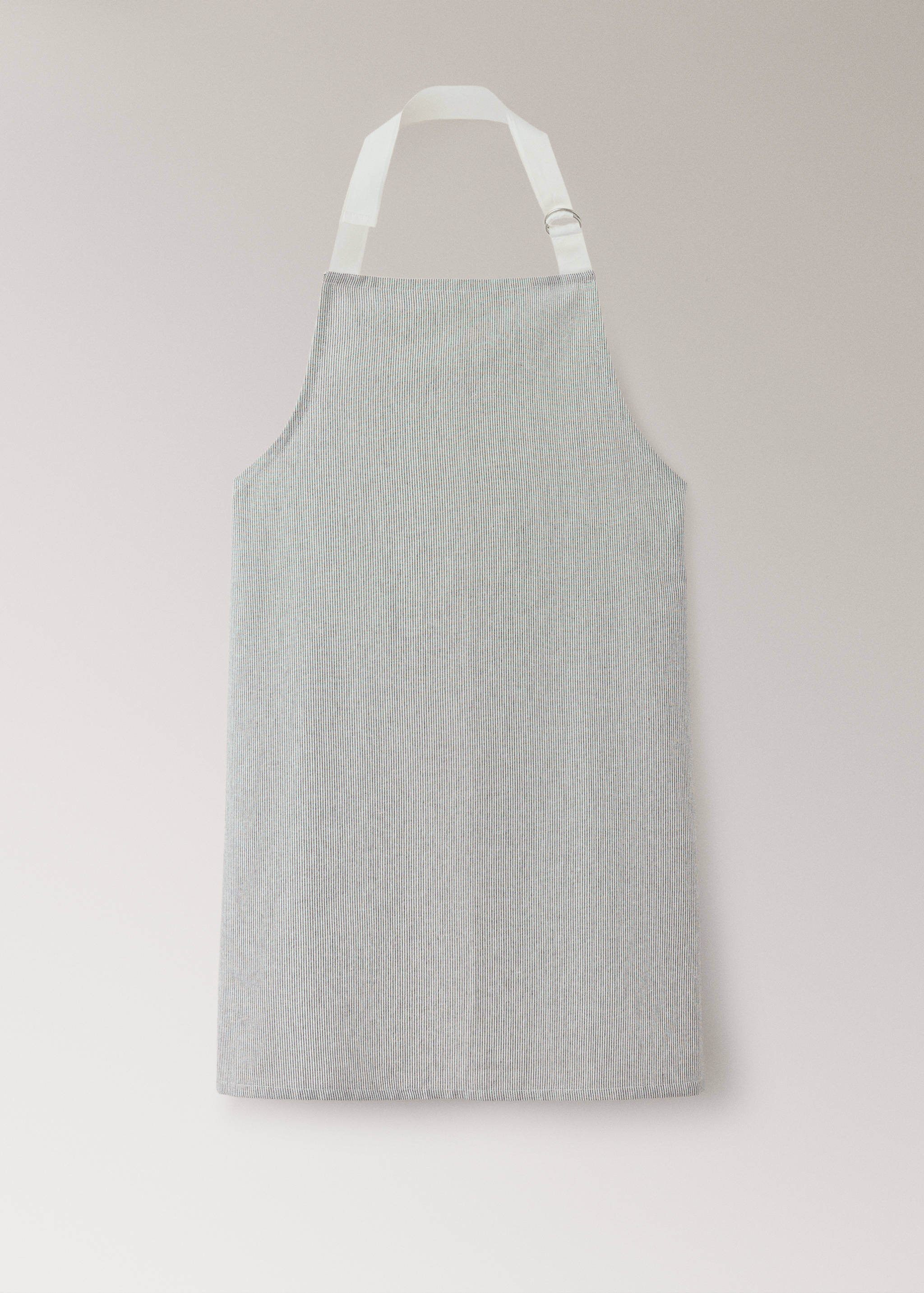 Striped cotton apron - Artikel utan modell