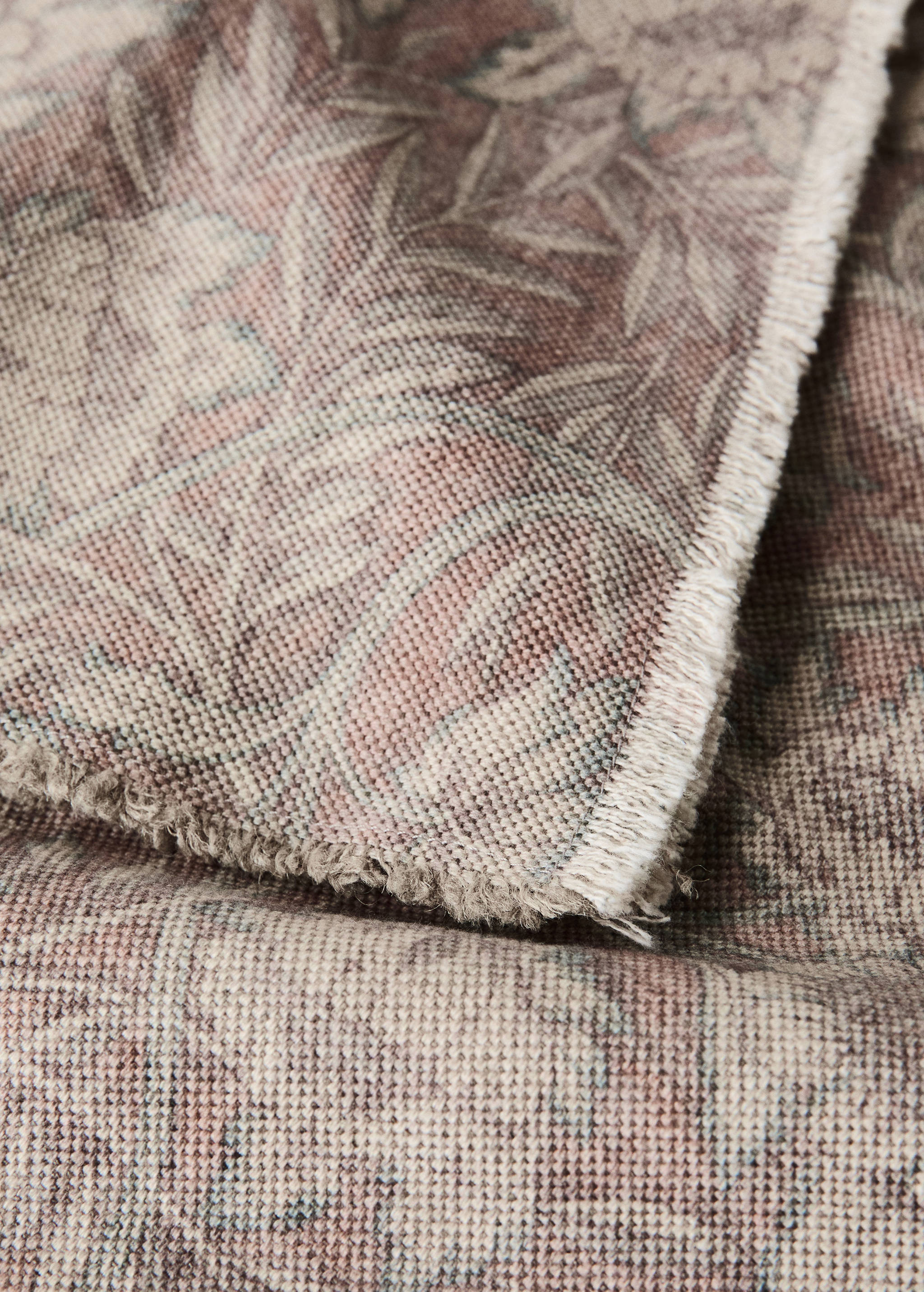 Printed cotton linen blanket - Details of the article 1