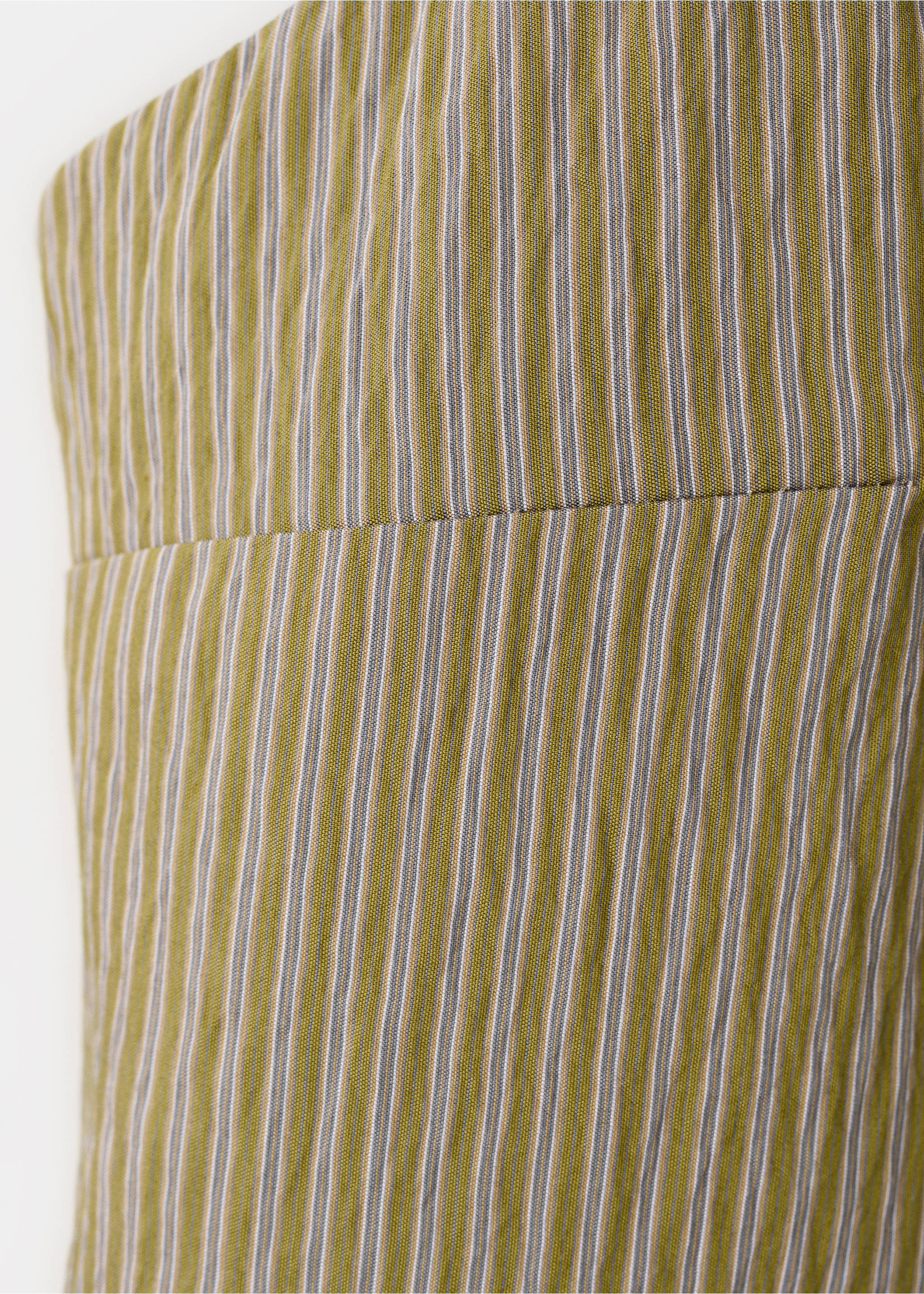 Gilet à rayures avec brandebourgs - Détail de l'article 0, Vert. Ref: 37051484-00.