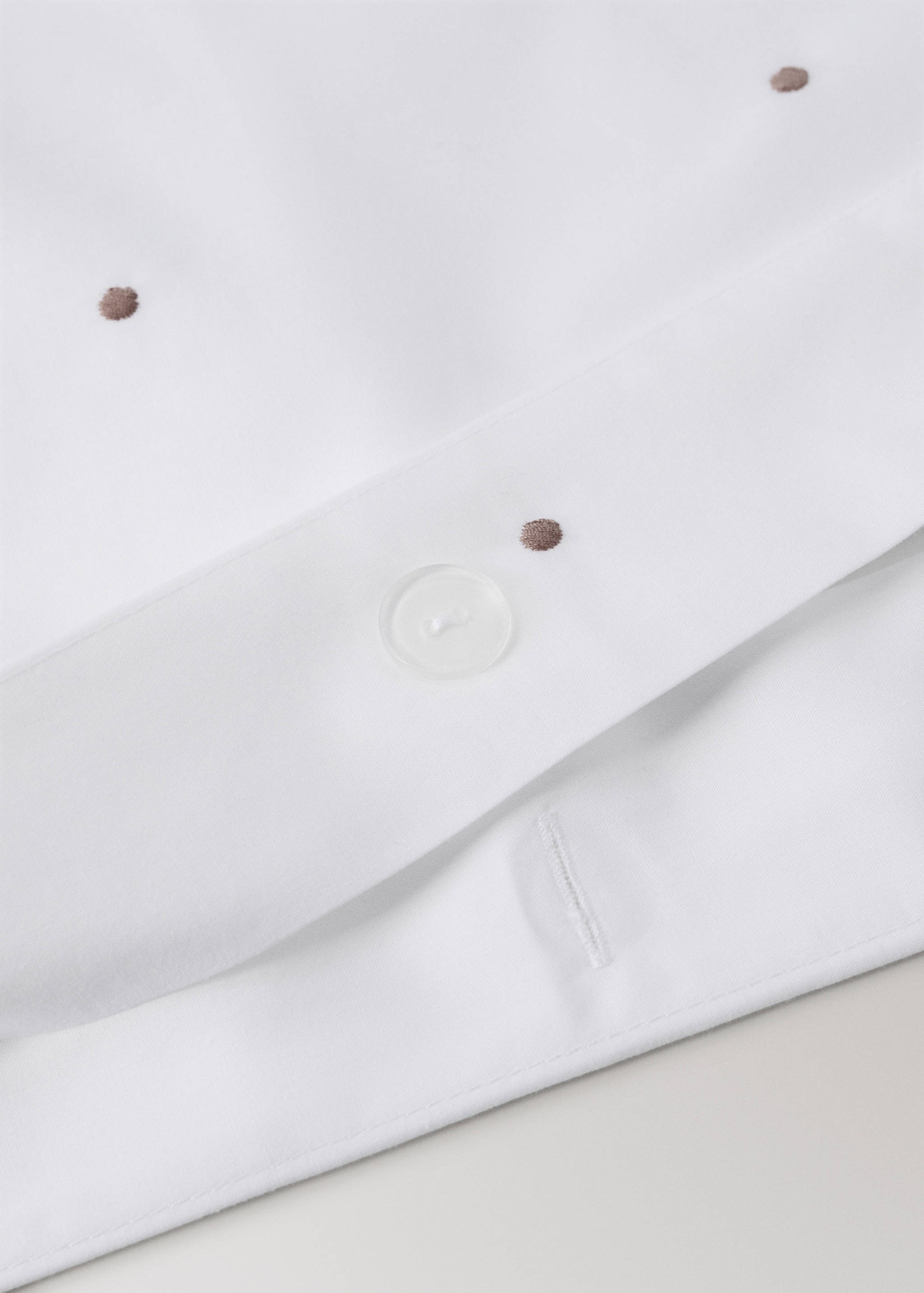 Cotton percale plumeti cot duvet cover 100x120cm - Details of the article 2