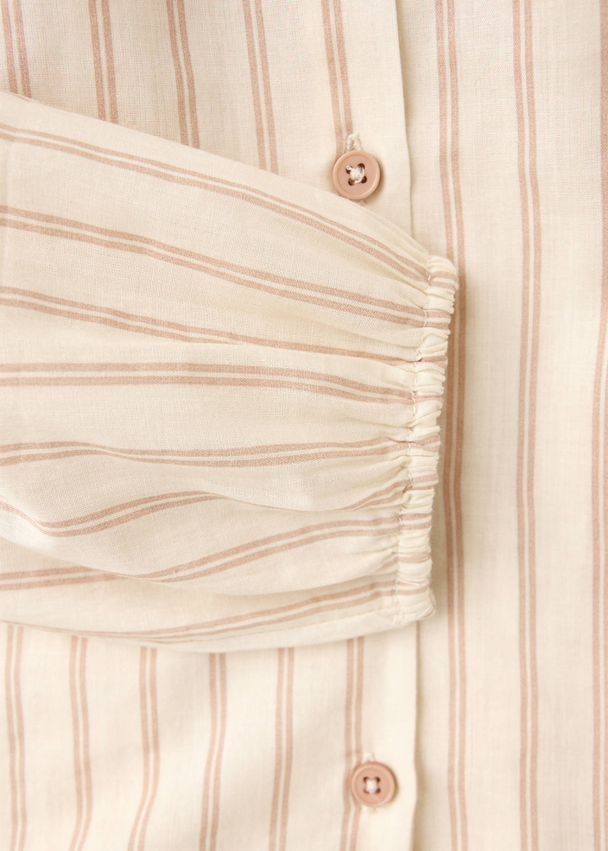 Striped pyjama T-shirt — Nude