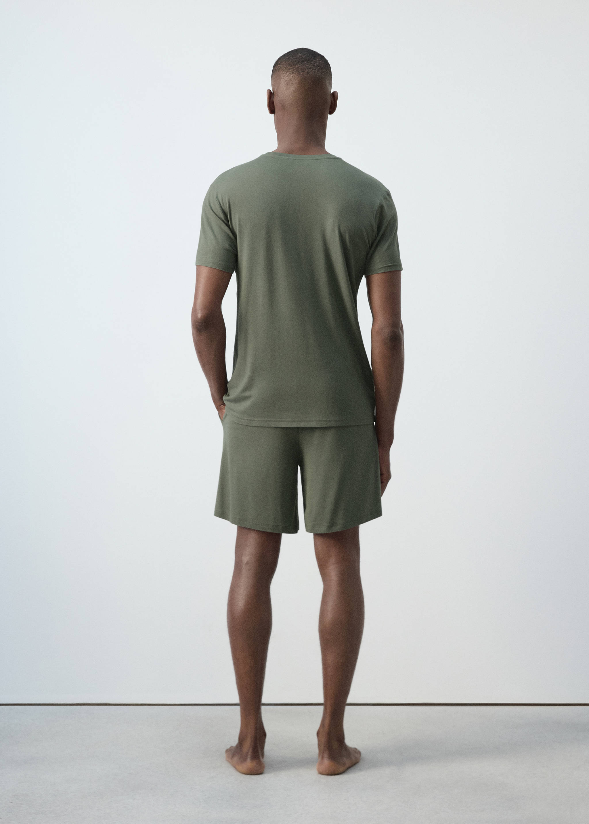 Elastic Bermuda pajama pack - Reverse of the article