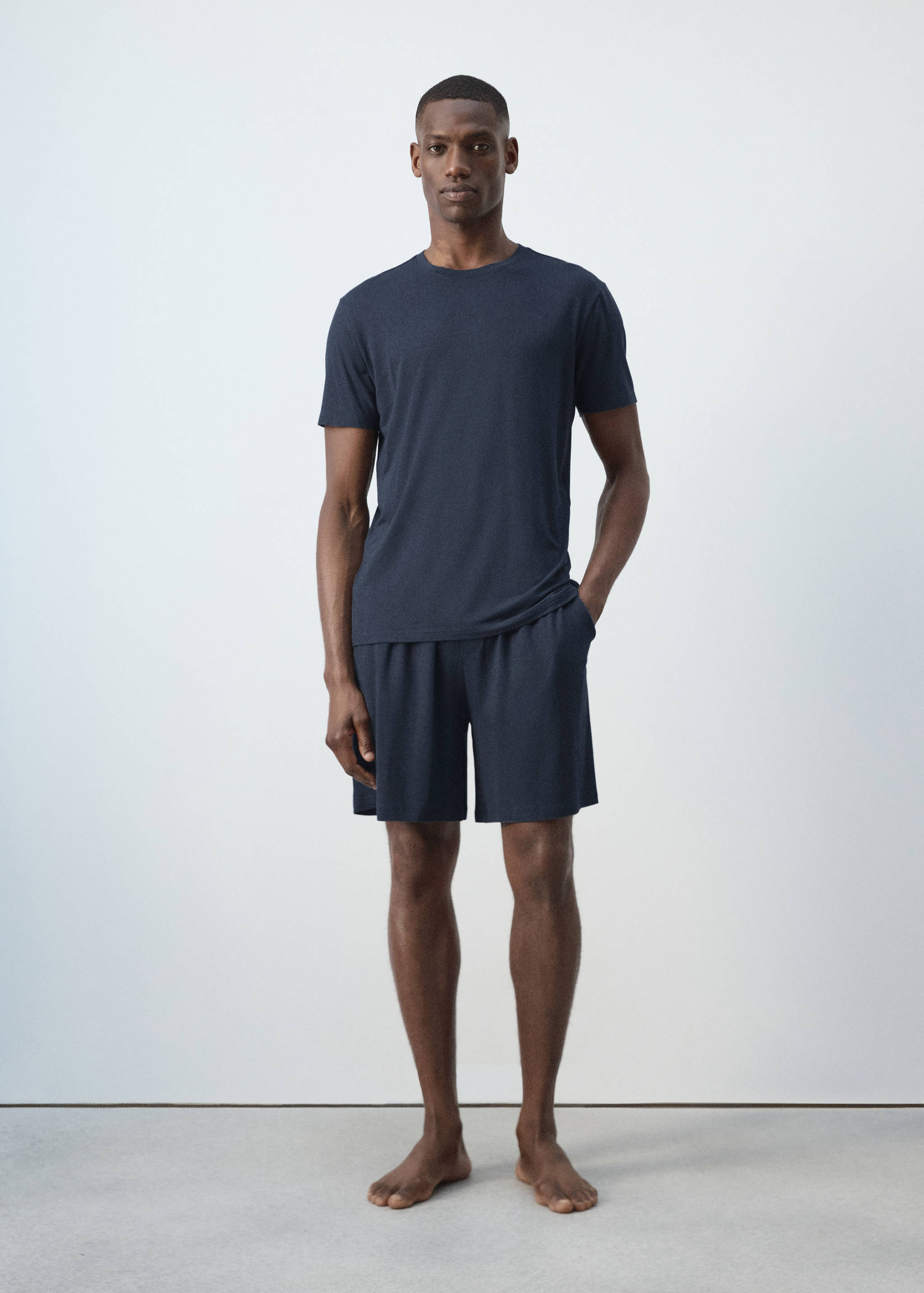 Elastic waistband pyjama set - General plane