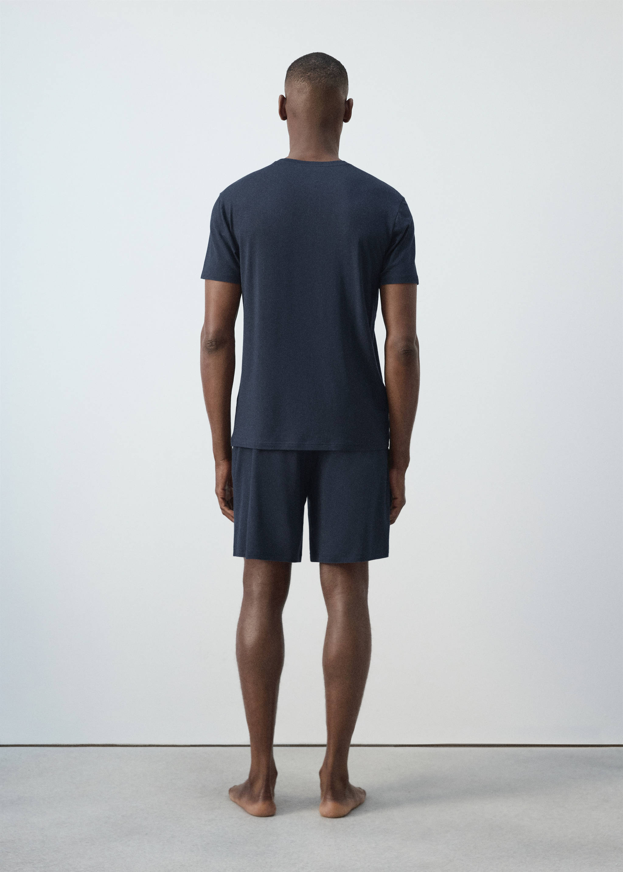 Elastic waistband pyjama set - Reverse of the article