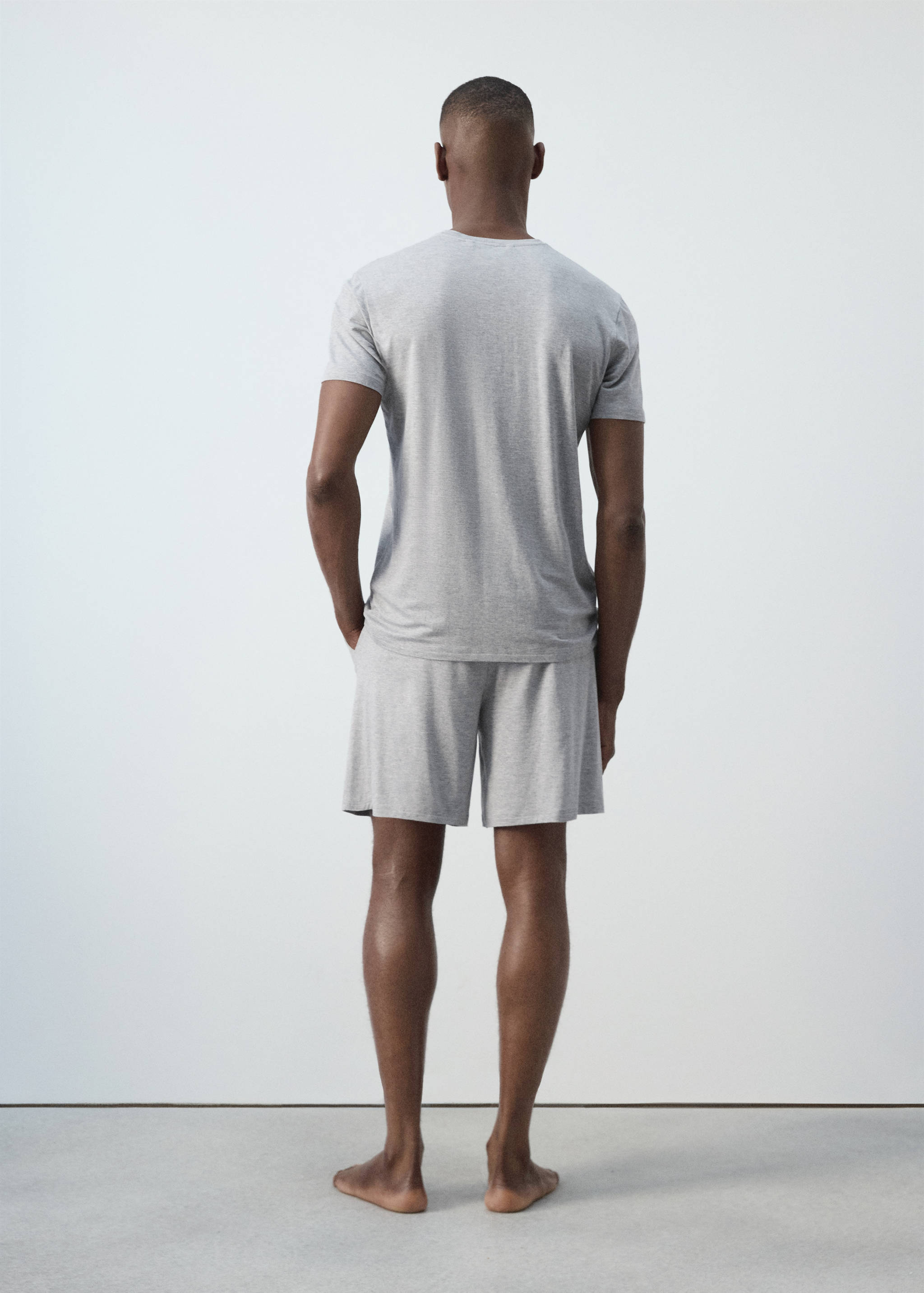 Elastic Bermuda pajama pack - Reverse of the article