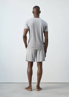 Elastic waistband pyjama set — Grey 4