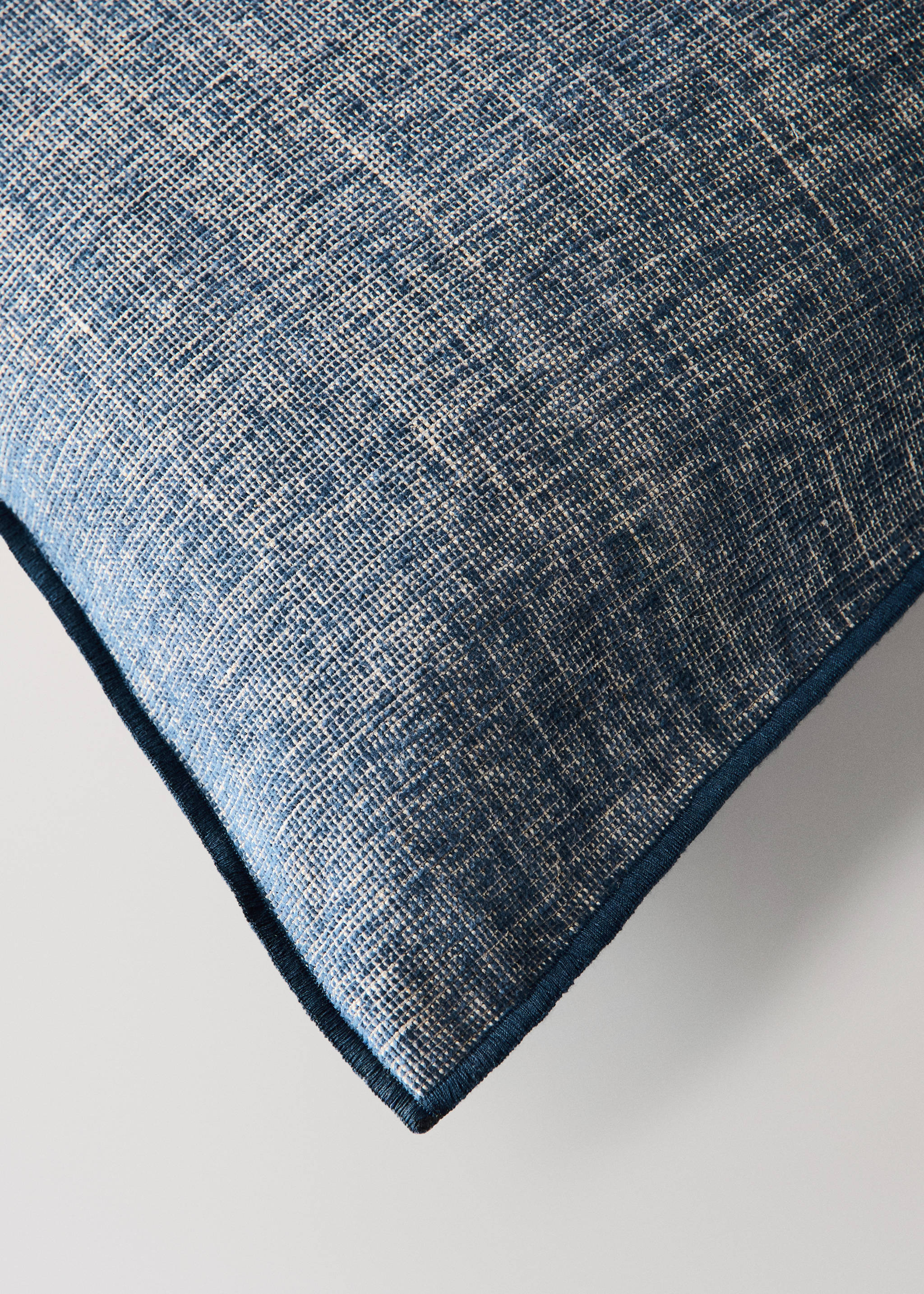Linen cotton melange cushion cover 40x60 cm - Details of the article 1