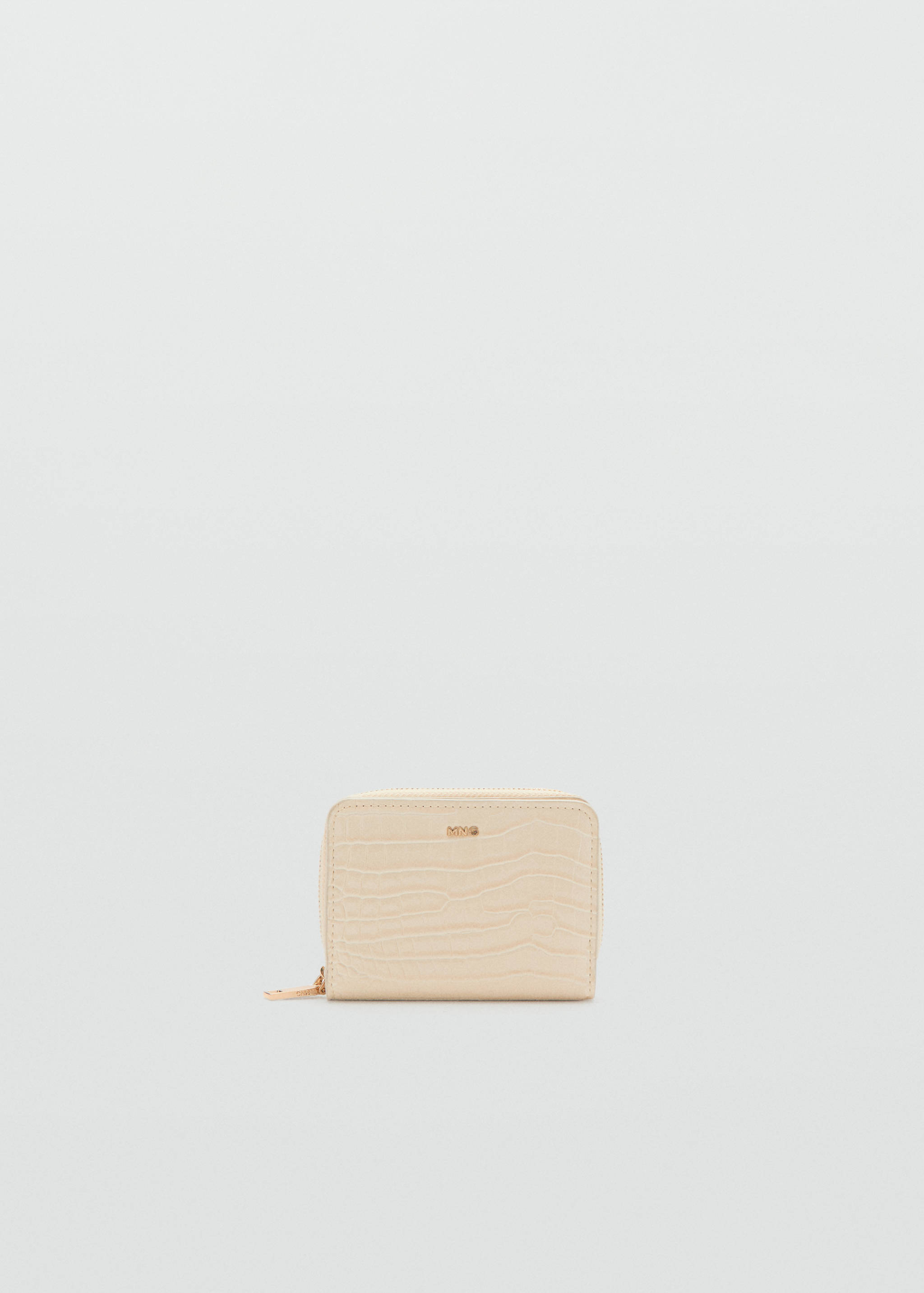 Small wallet with croc effect - Article without model