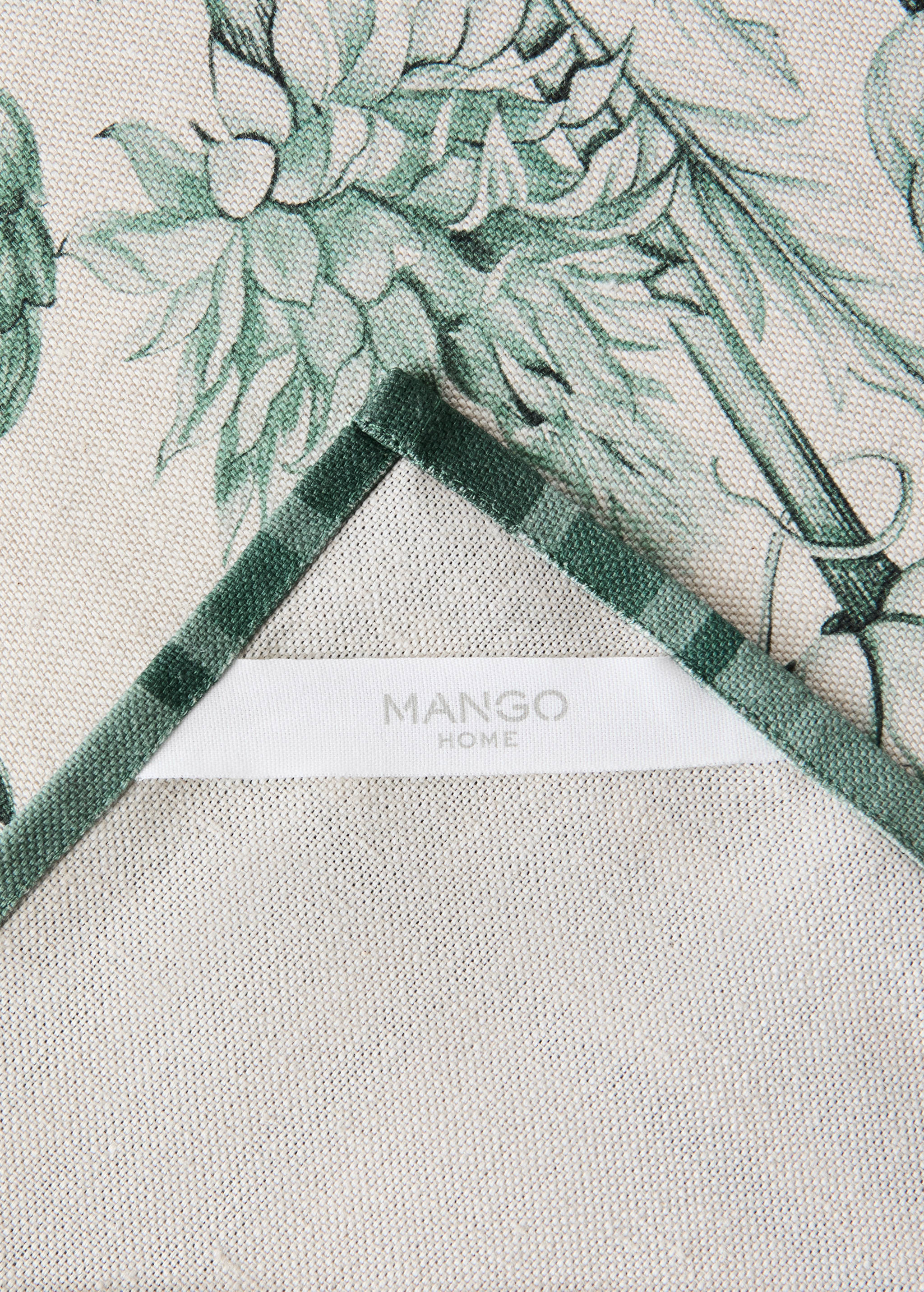 100% cotton floral print tea towel - Details of the article 3