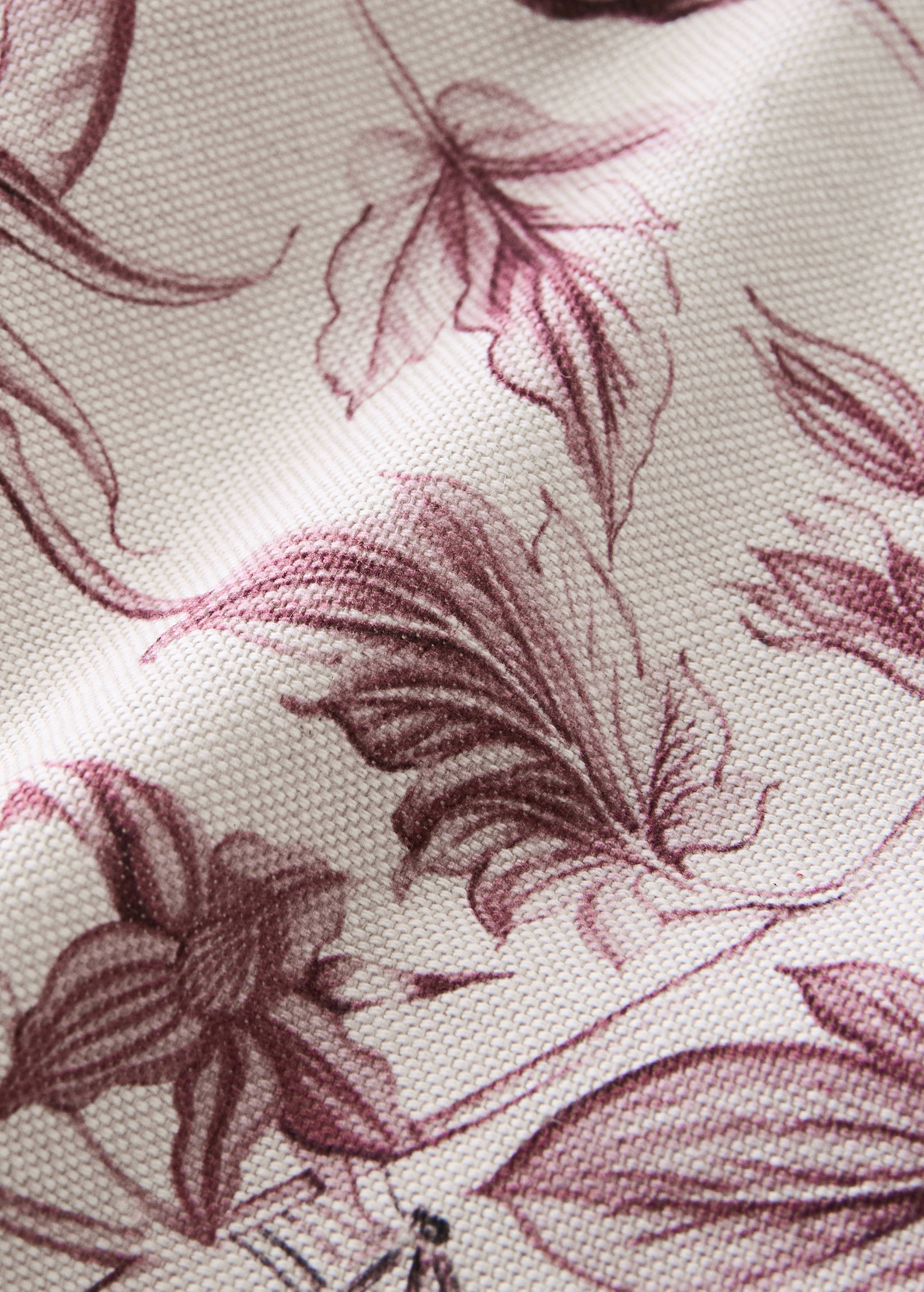 100% cotton floral print tea towel - Details of the article 2