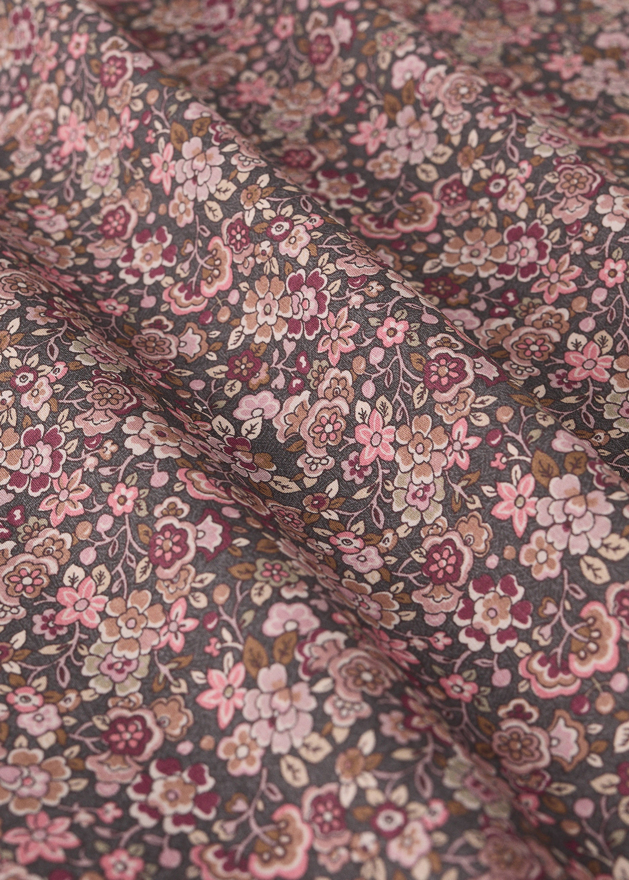 Floral 100% cotton cot duvet cover - Details of the article 2