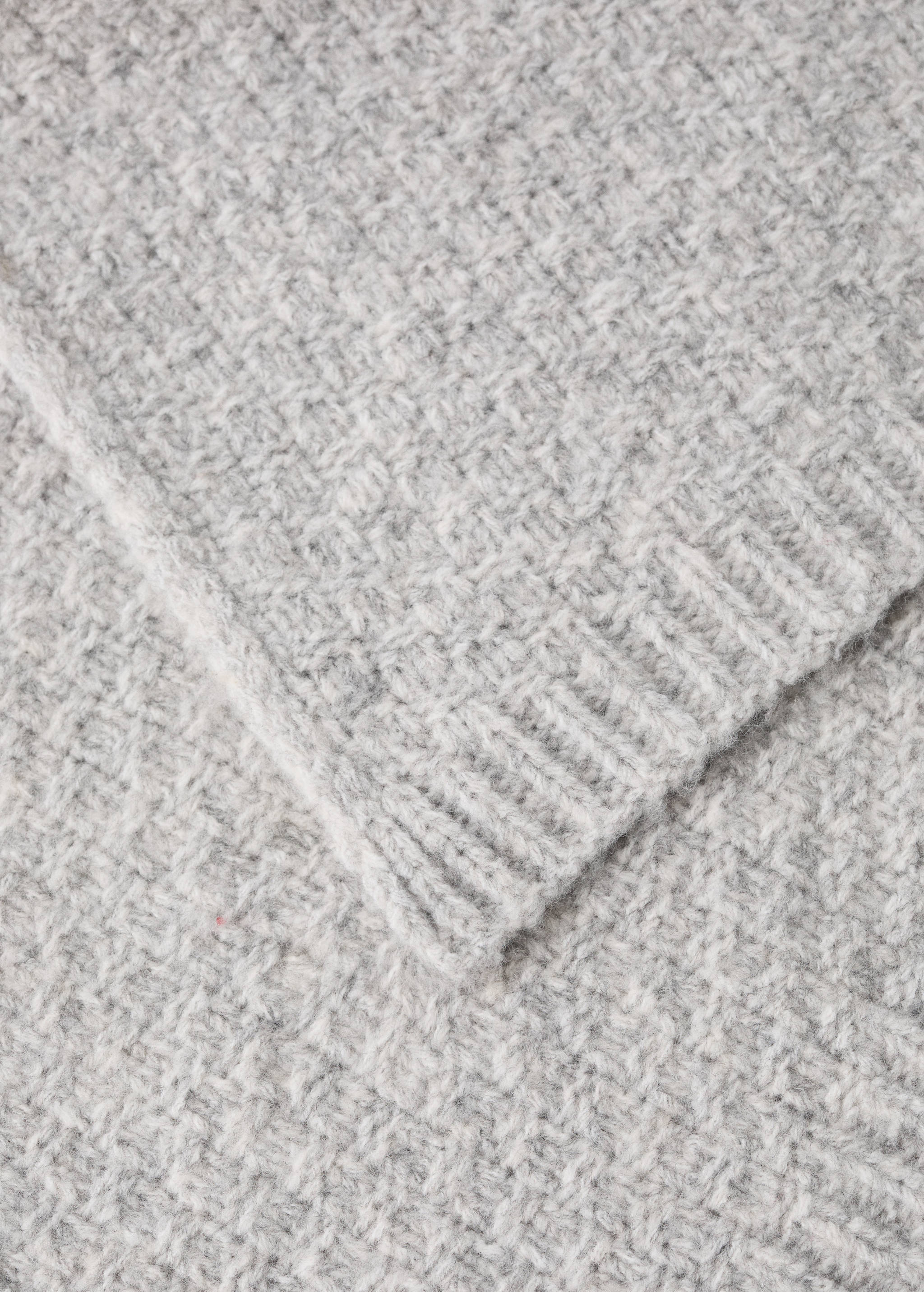 Chunky knit textured blanket - Details of the article 1