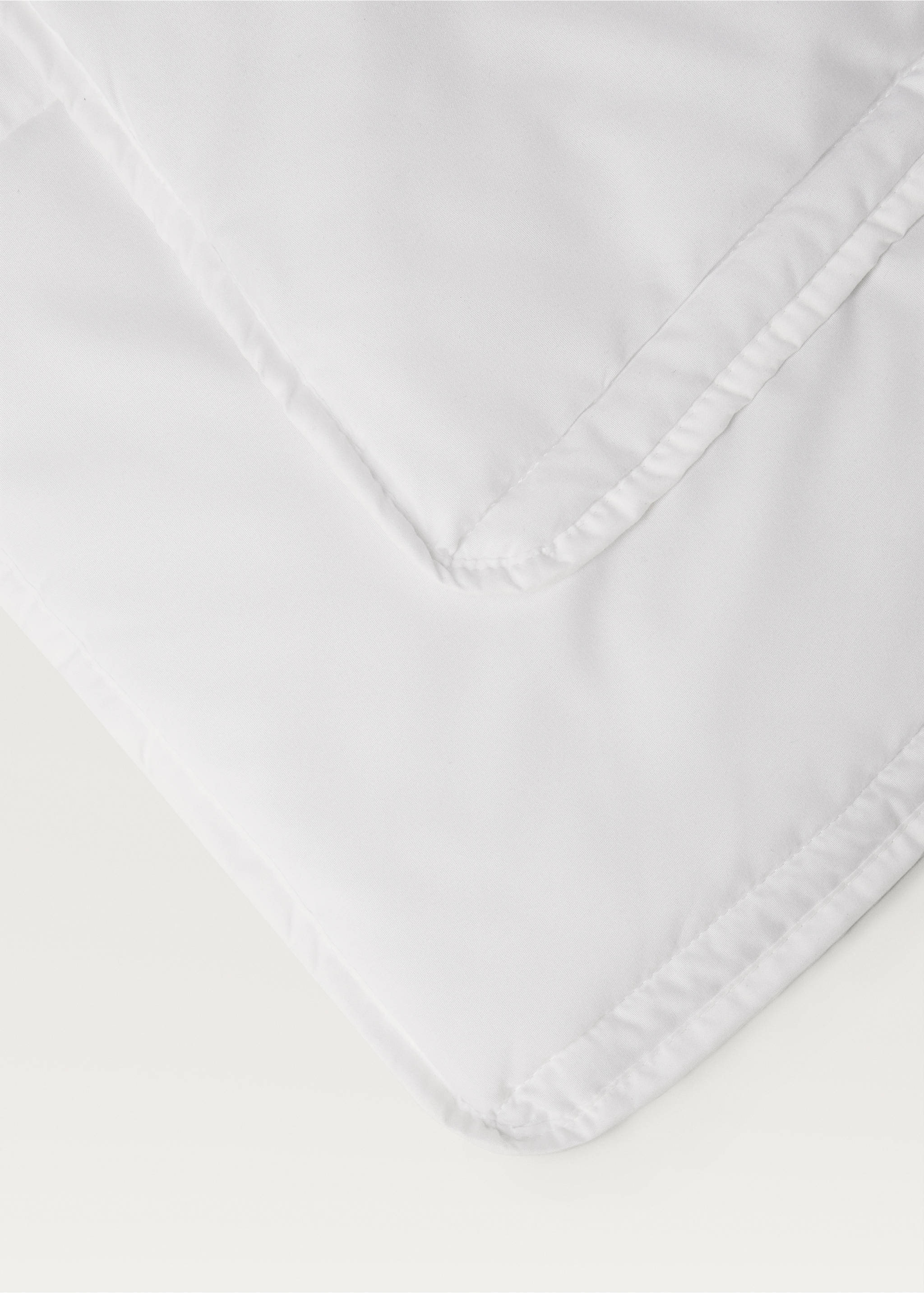 Microfiber crib duvet insert 125 g/m² 100x120 cm - Details of the article 1, White. Ref: 37051548-00.