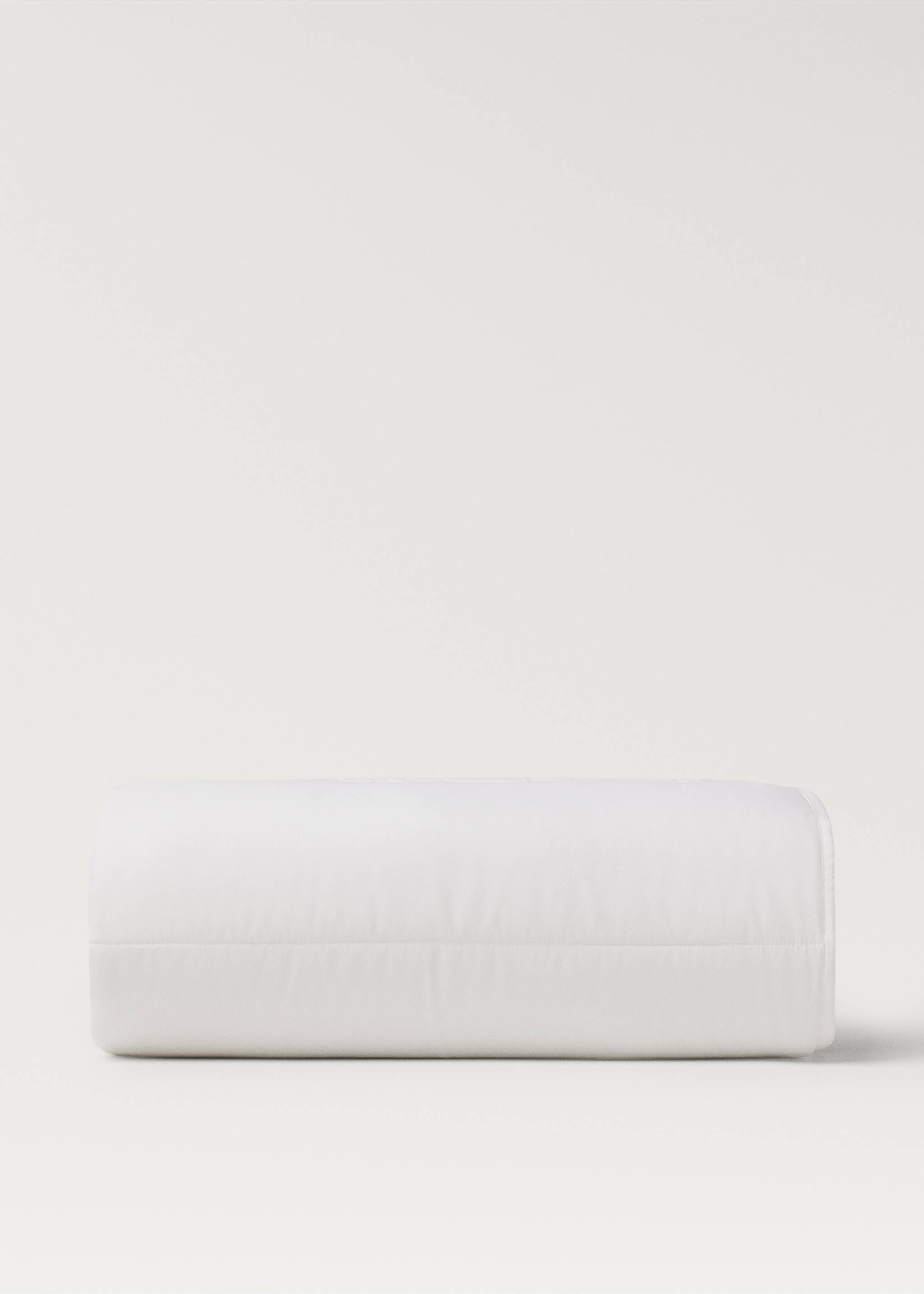 Microfiber crib duvet insert 125 g/m² 100x120 cm - Medium plane, White. Ref: 37051548-00.