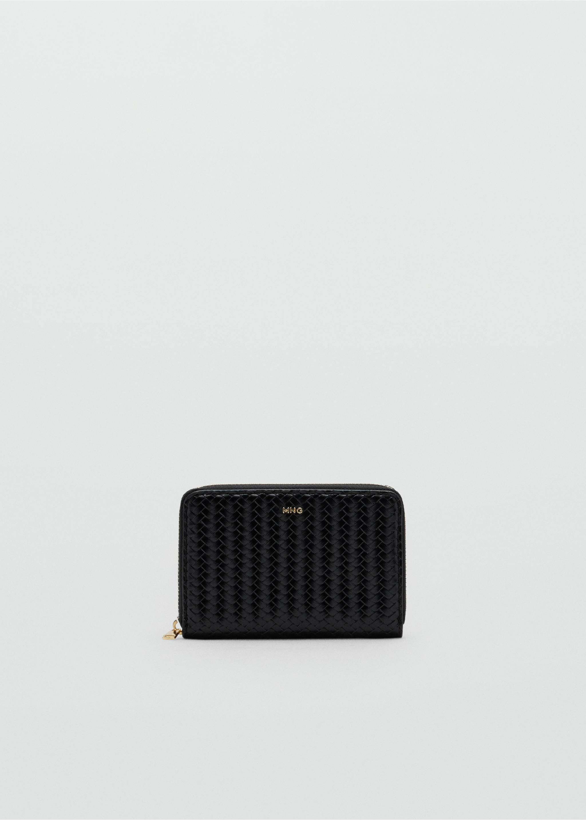 Small braided wallet - Article without model, Black. Ref: 37051551-00.