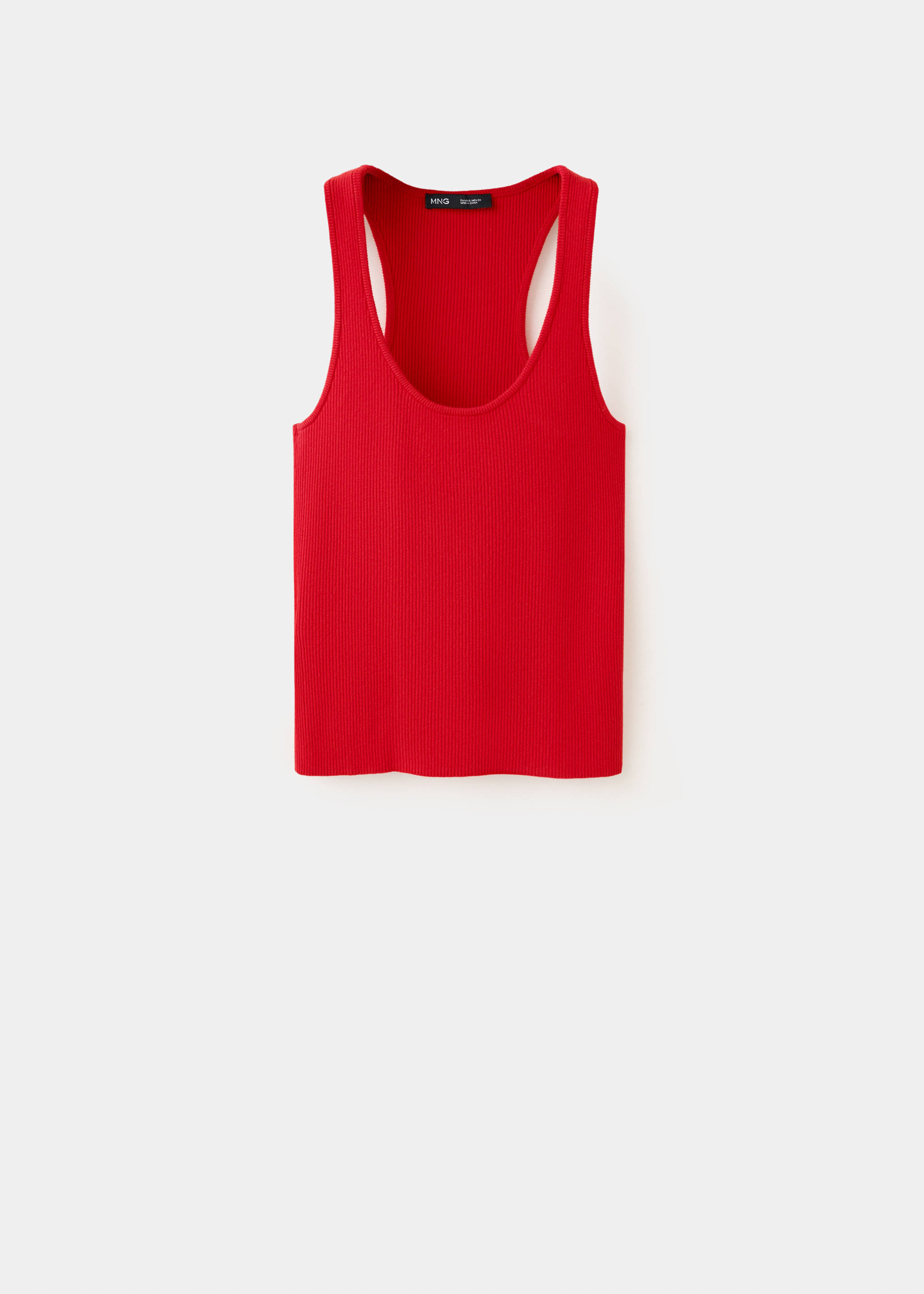 Fitted ribbed top - Article without model