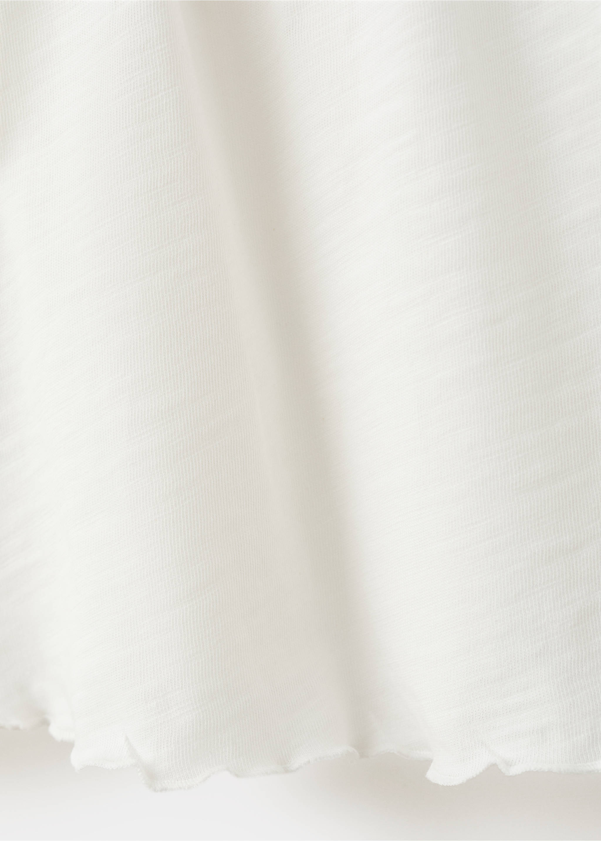 Ruched open-back top - Details of the article 0, Off White. Ref: 37052531-00.