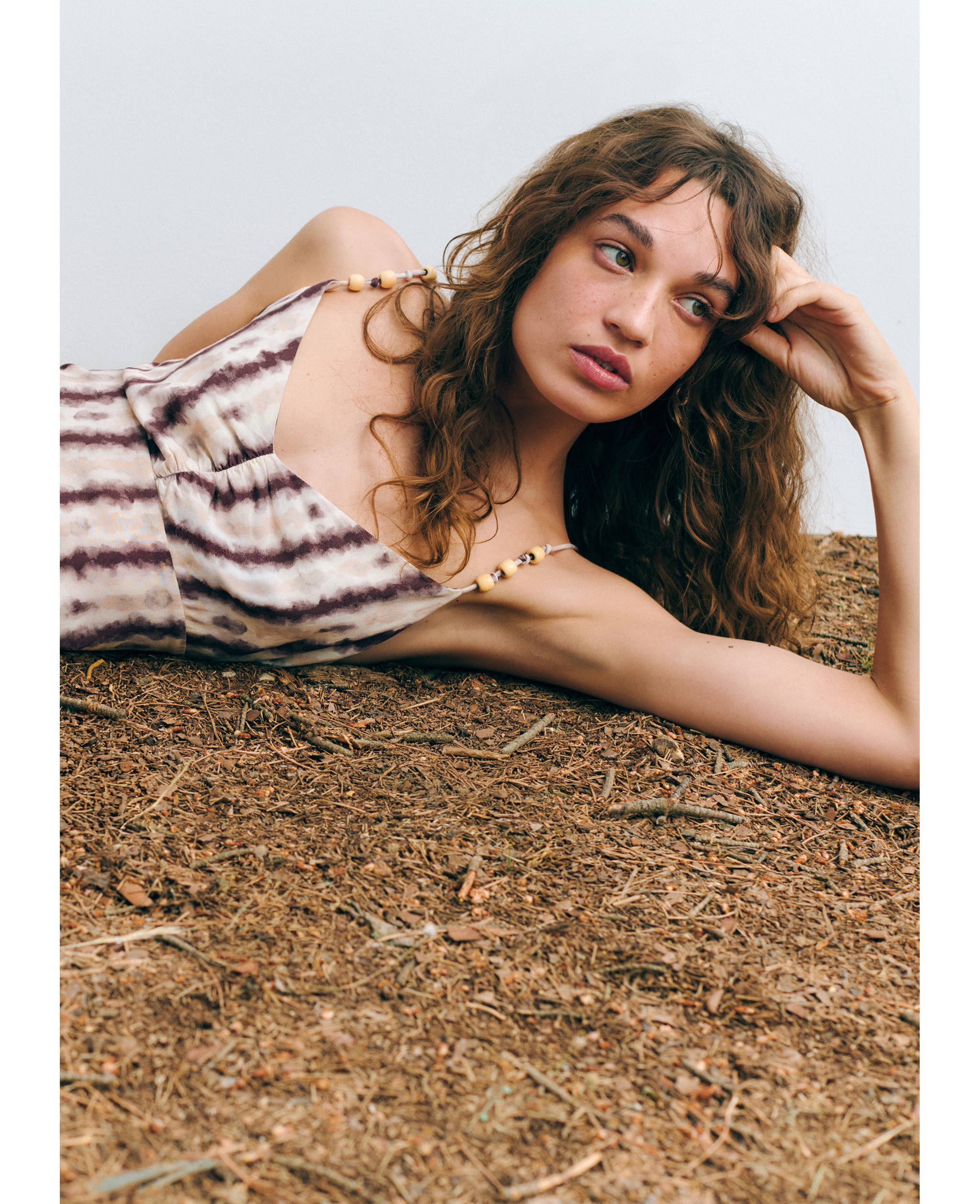 Tie-dye strappy dress - Details of the article 4