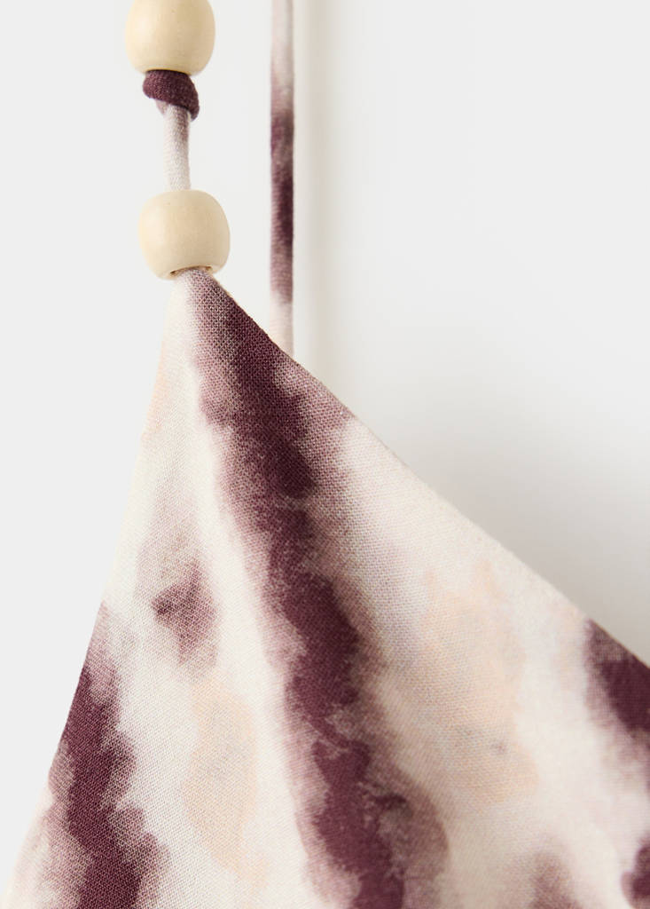 Tie-dye strappy dress — Light Pink