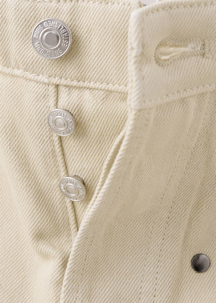 Strass denim shorts — Sand