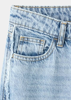 Wide-leg jeans with seam detail — Medium Blue 8