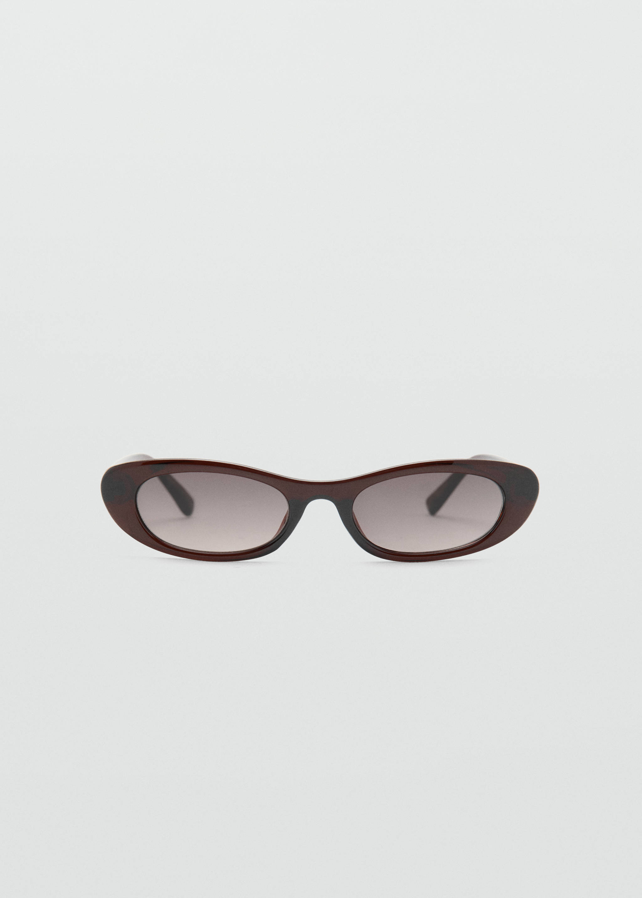 Oval acetate sunglasses - Article without model