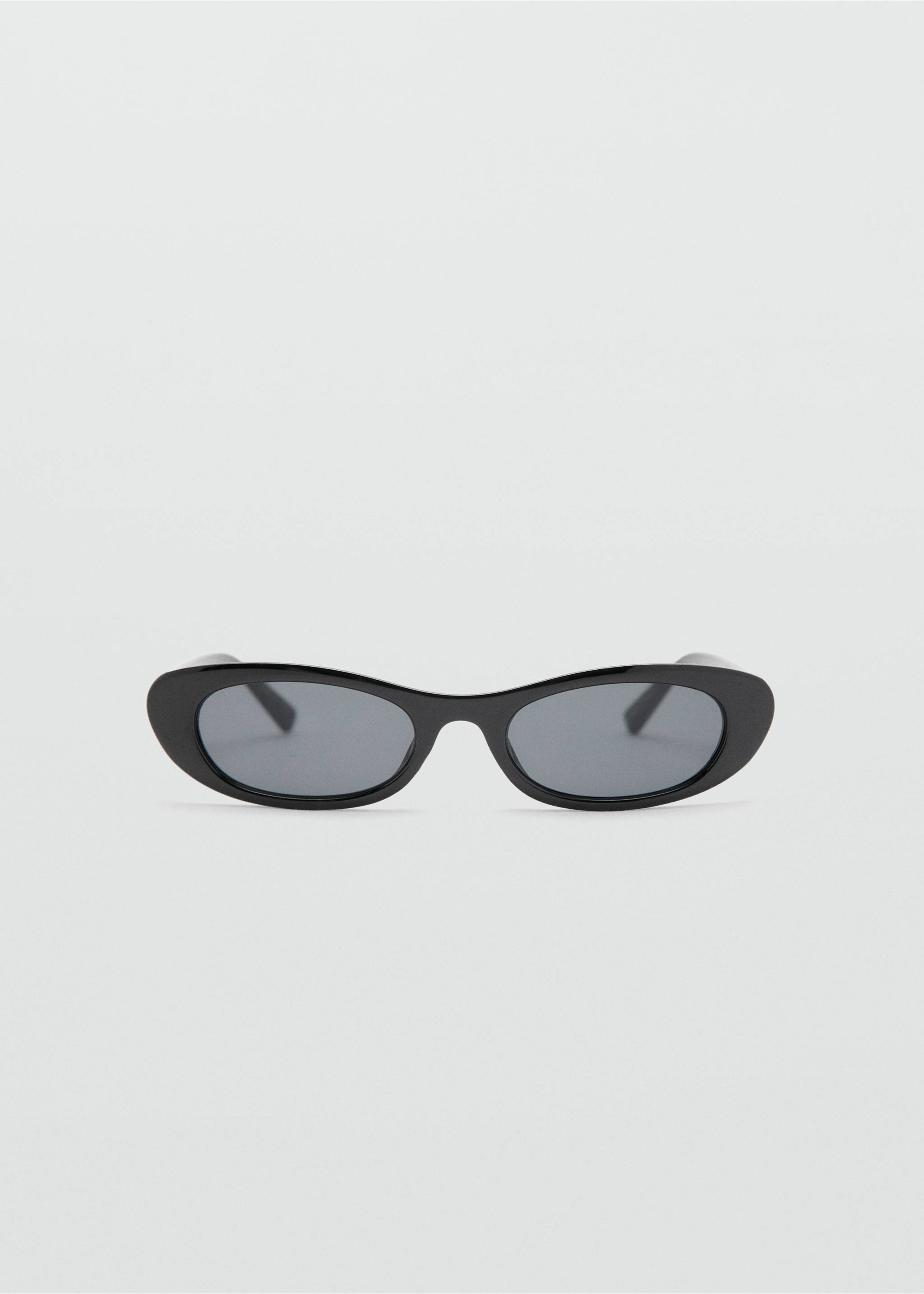 Ovale Sonnenbrille aus Acetat - Artikel ohne Model, Schwarz. Ref: 37052536-00.