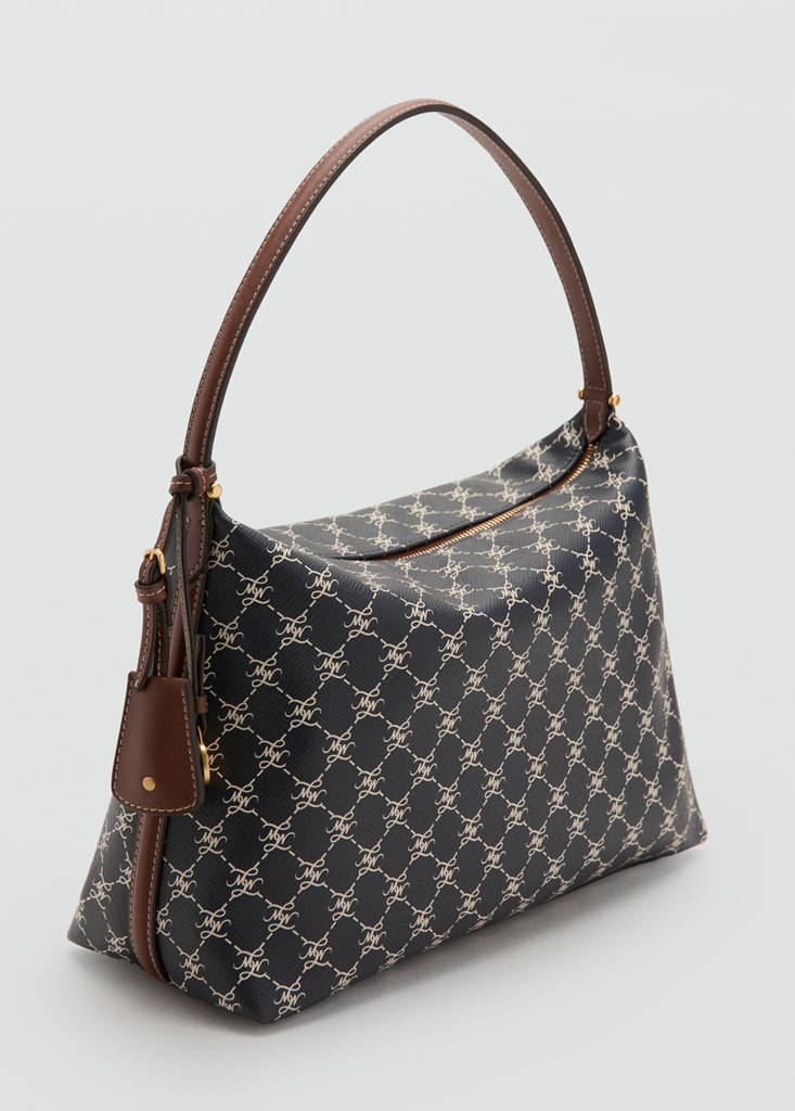 Small logo shoulder bag — Navy