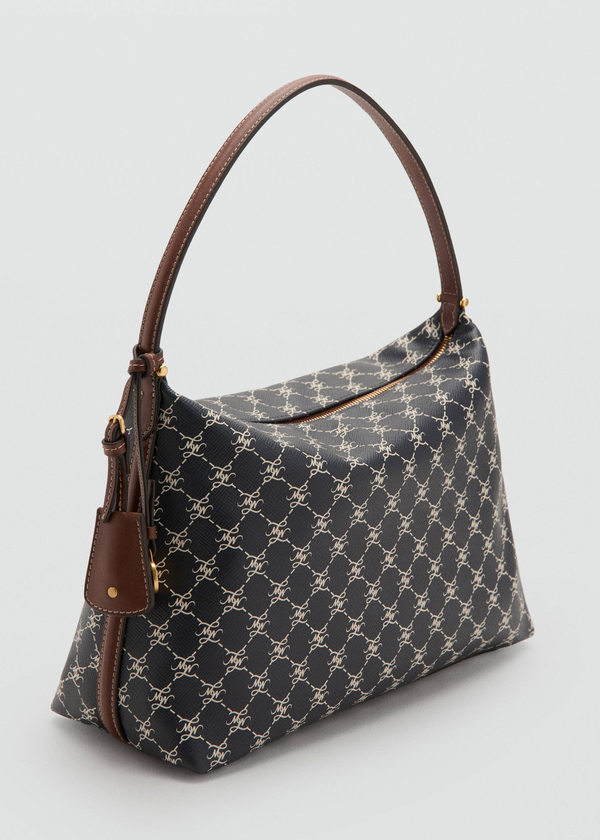Bolso hombro pequeño logo - Plano medio
