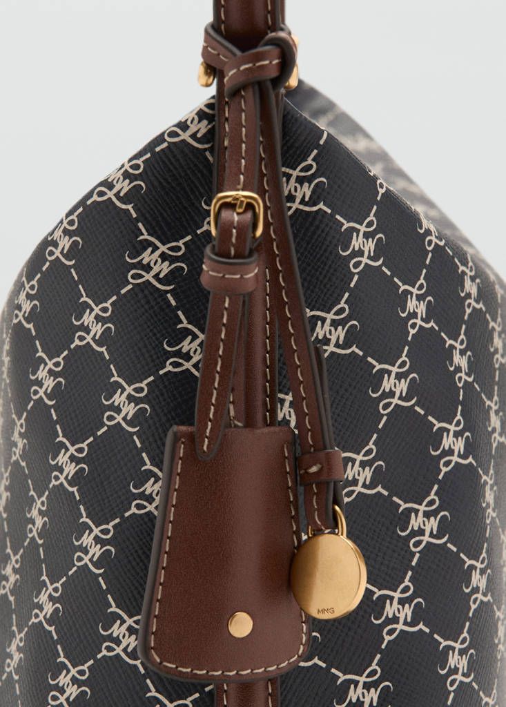 Small logo shoulder bag — Navy