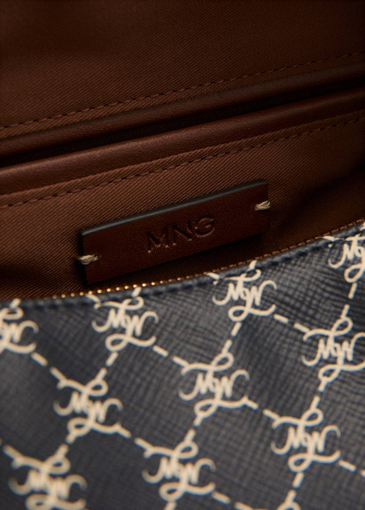 Small logo shoulder bag — Navy