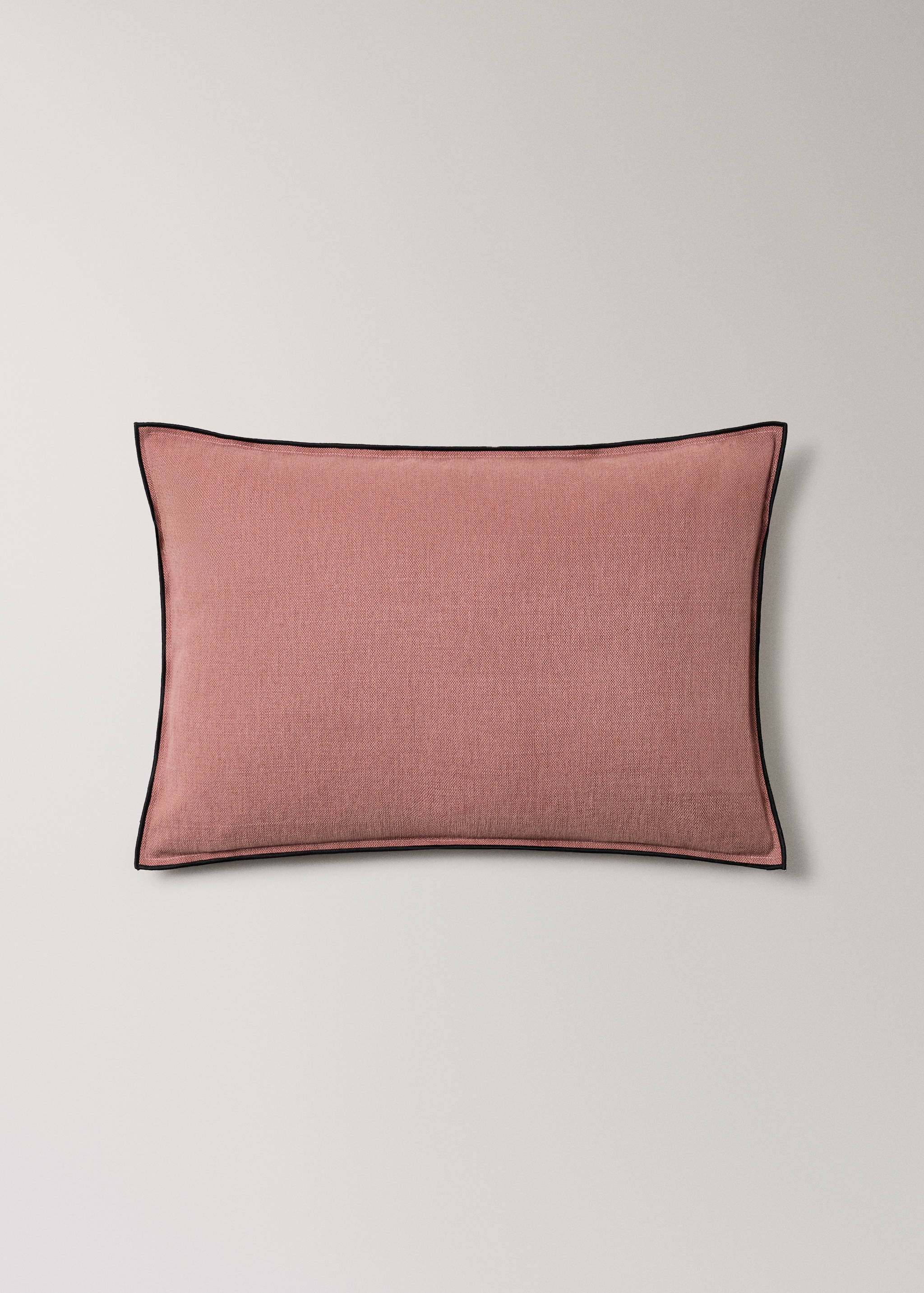 Linen cotton cushion cover with overlock tab 40x60 cm - Article without model