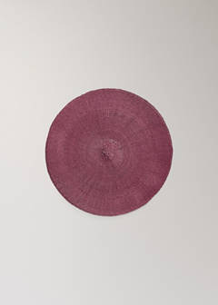 Round paper placemat — Wine 4