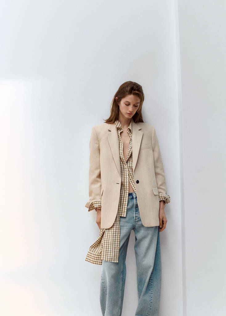 Mid-rise balloon jeans — Light Blue