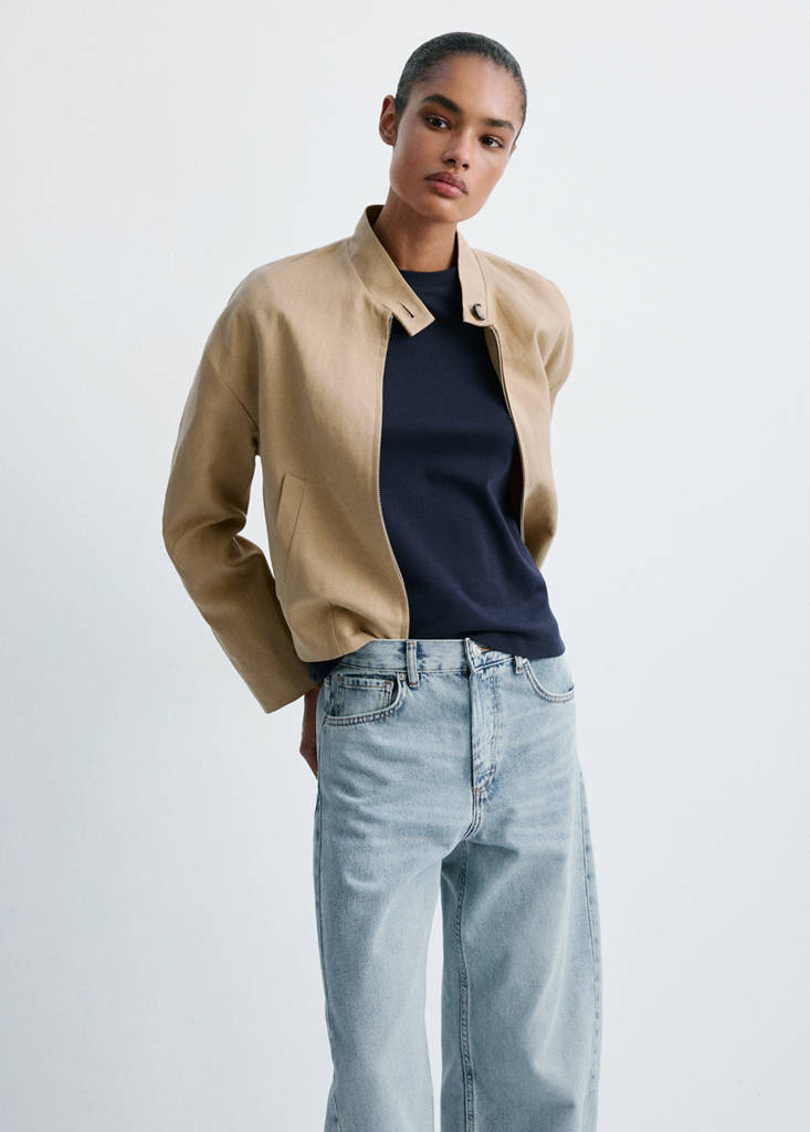 Mid-rise balloon jeans — Light Blue