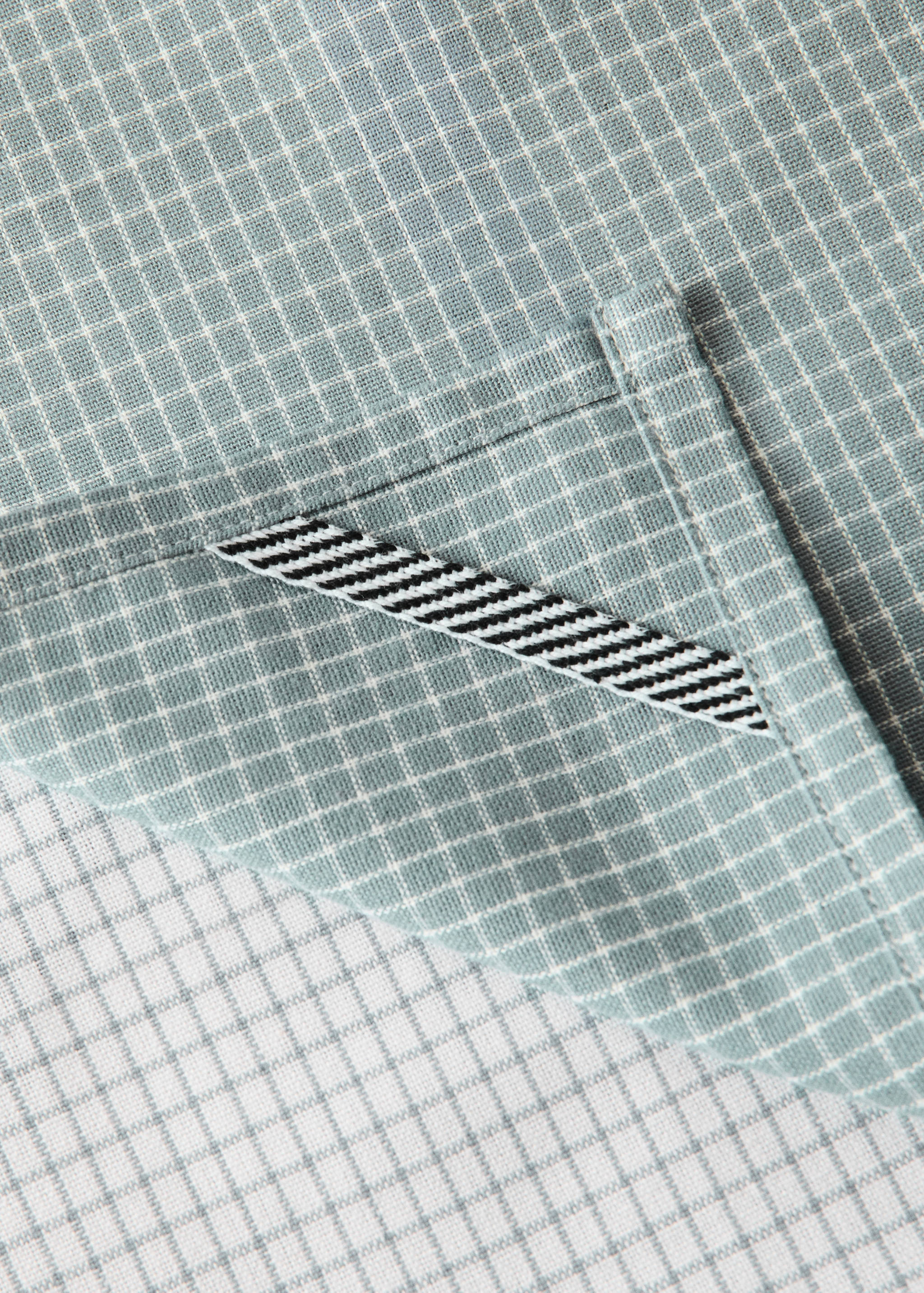 Cotton mini-check tea towel - Details of the article 3
