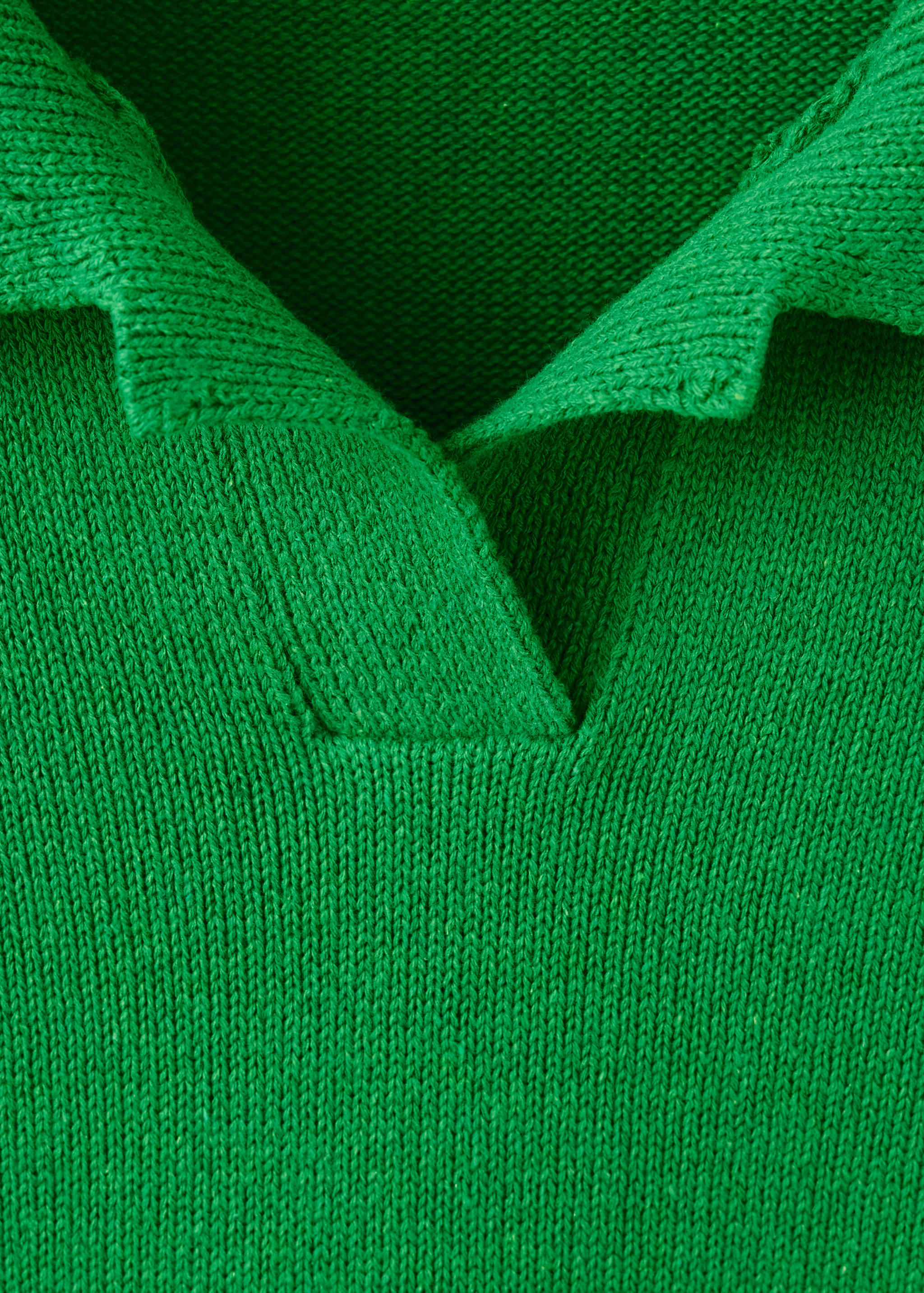 Knitted polo-neck sweater - Details of the article 8