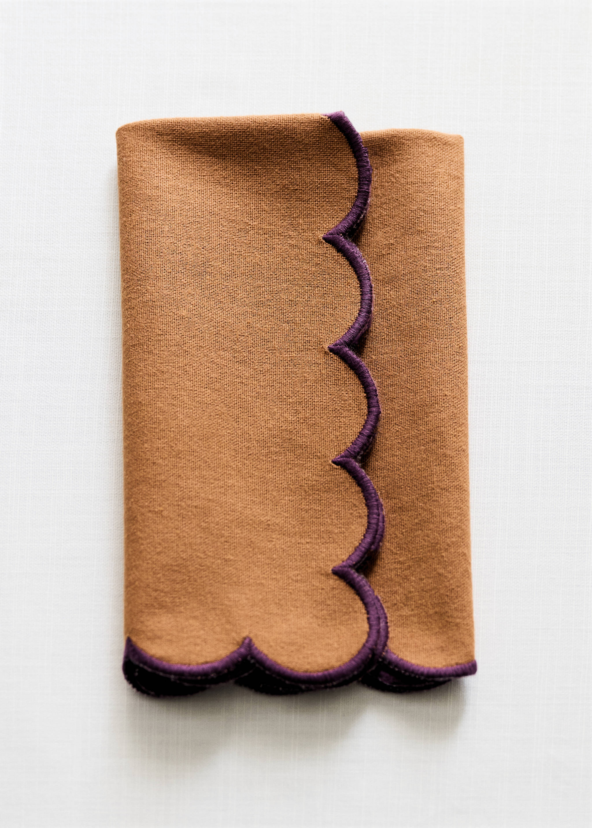 Lot de 2 serviettes de table coton - Plan général