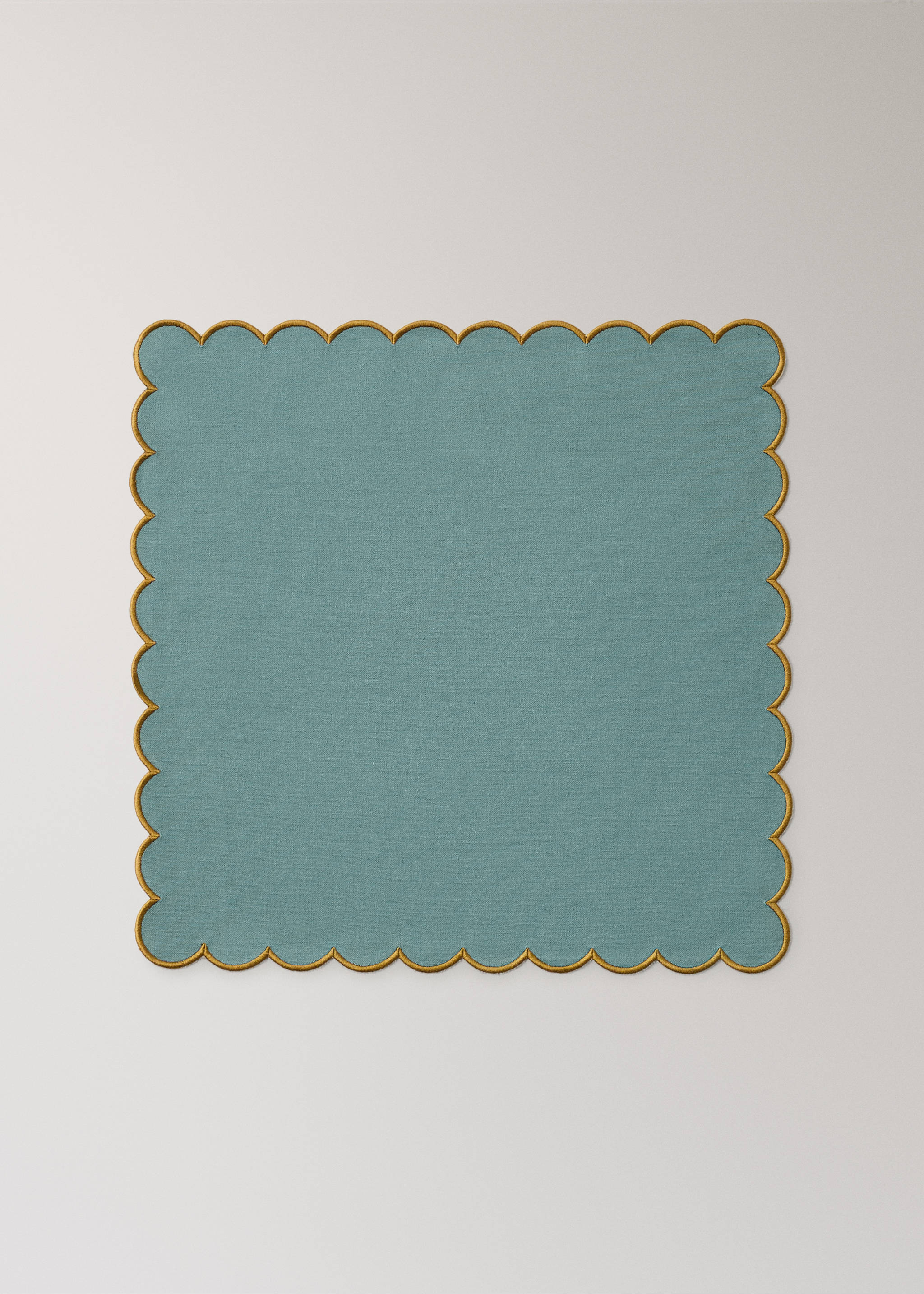 Cotton napkins (Pack of 2) - Article without model, Blue. Ref: 37052556-00.