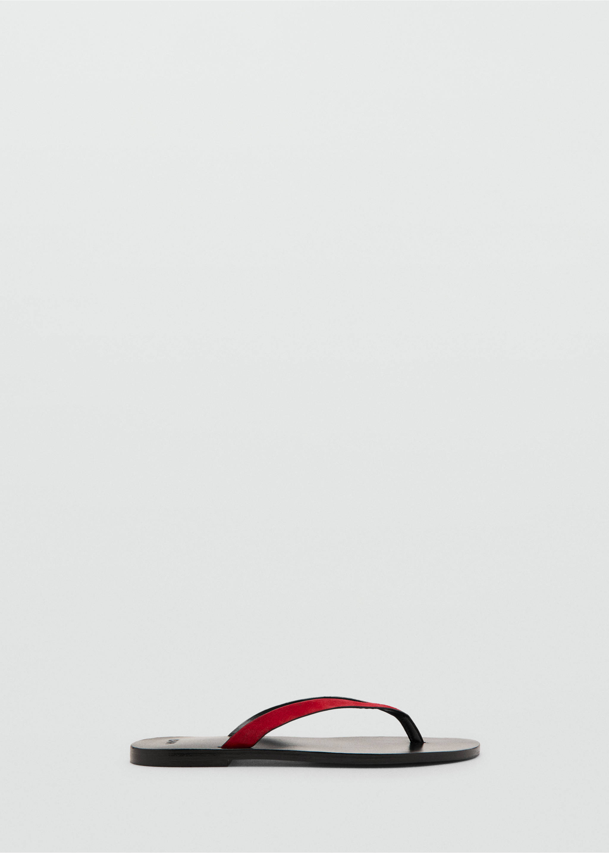 Leather straps sandals - Article without model, Red. Ref: 37052557-00.