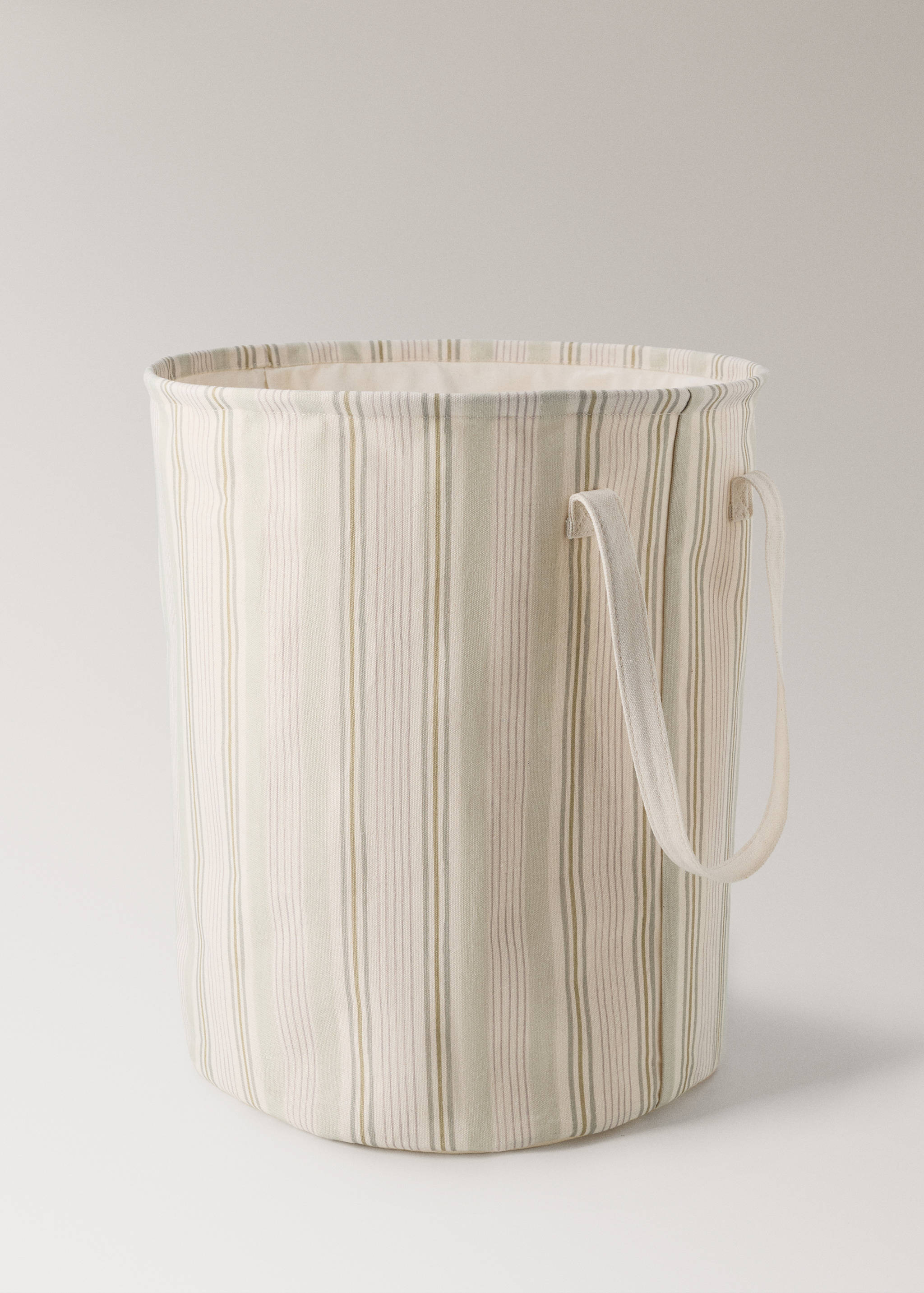 100% cotton multi-stripe basket - Details of the article 1