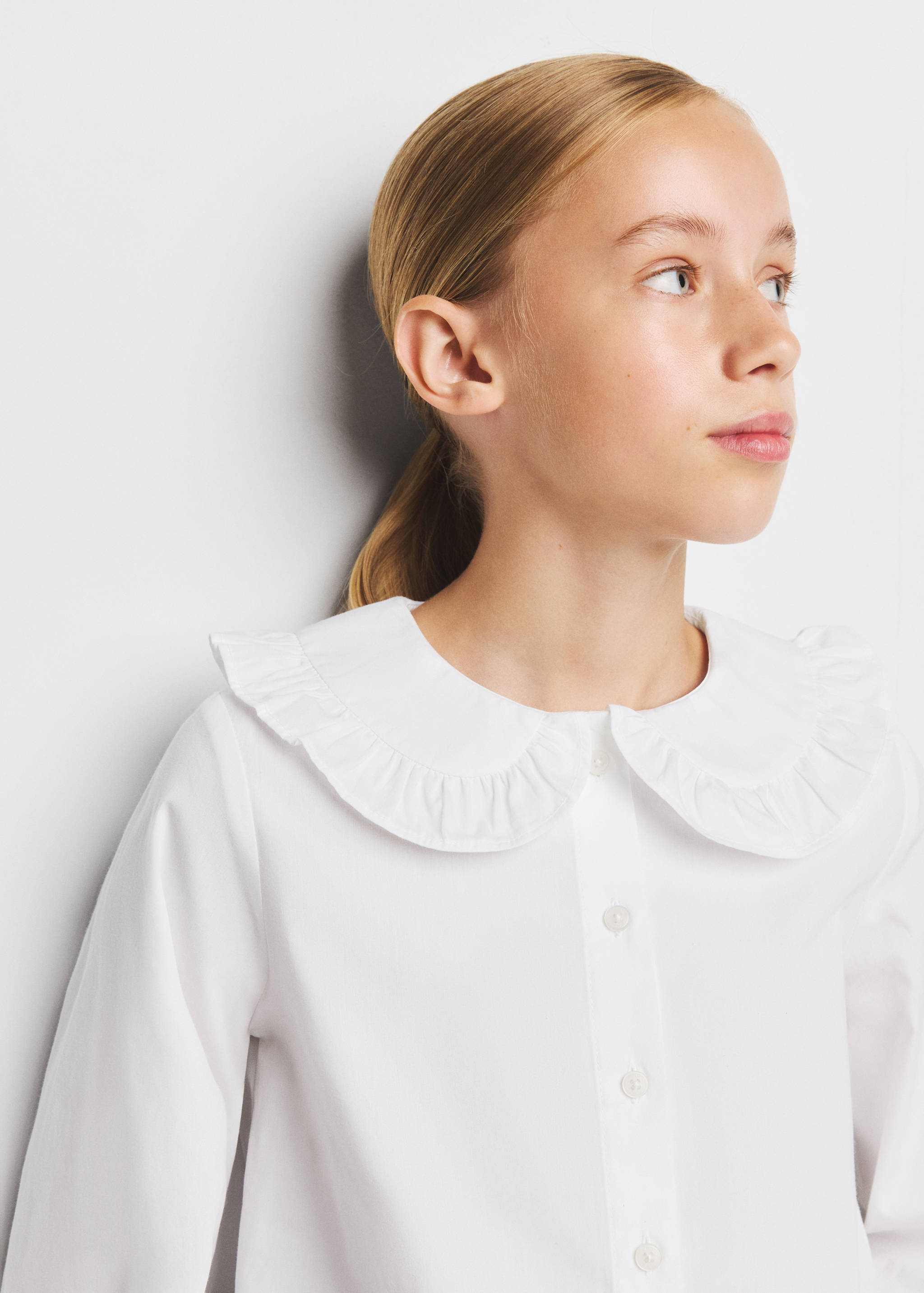 Double baby-collar shirt - Details of the article 1