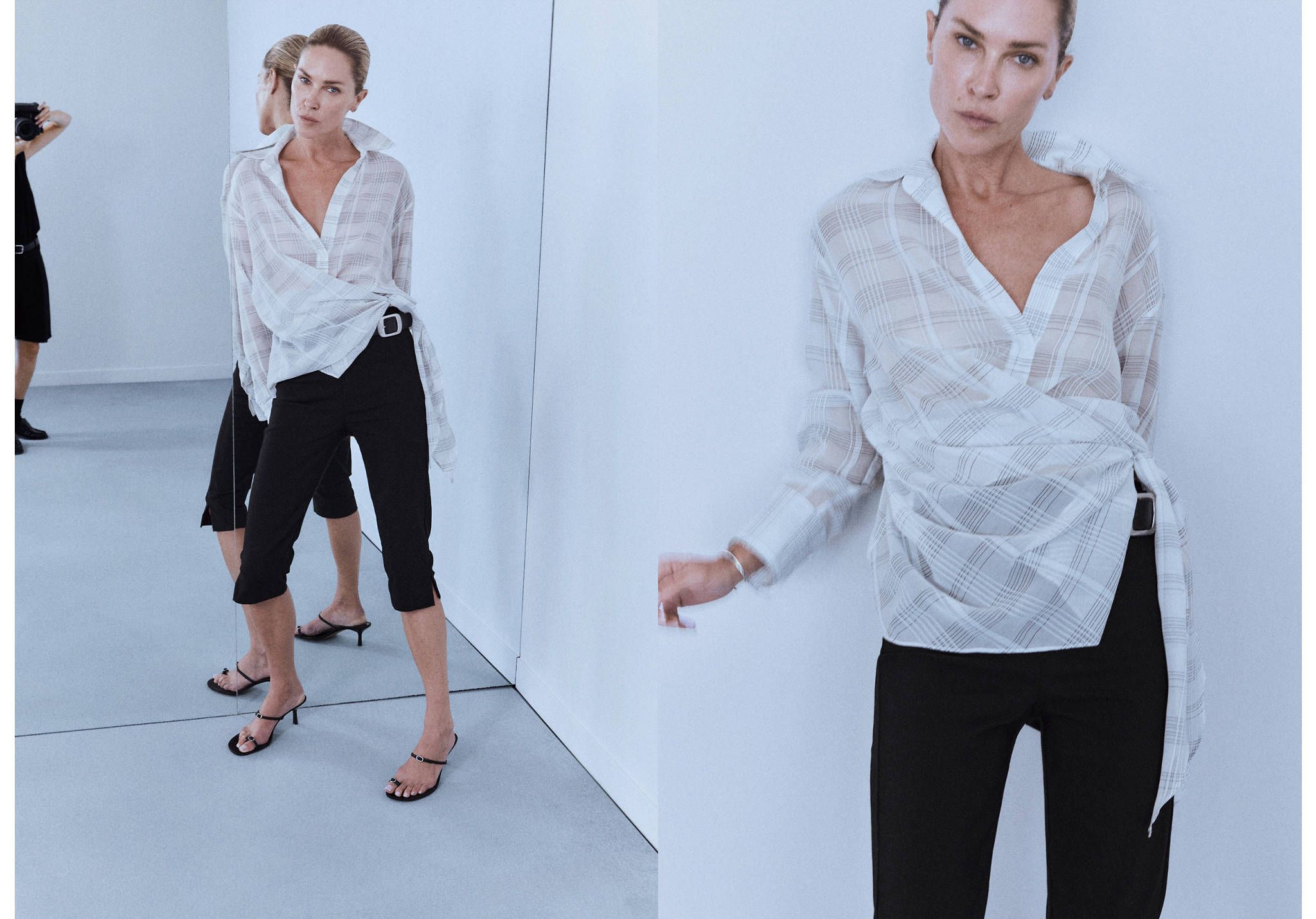 Bow check shirt - Panoramic plane