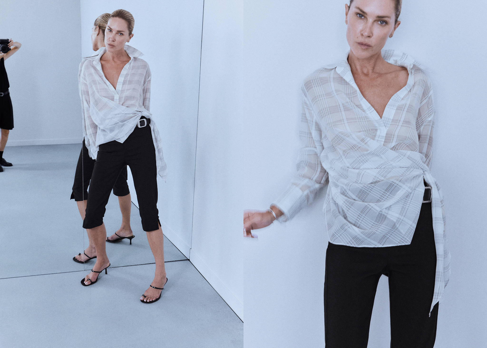 Bow check shirt - Panoramic plane
