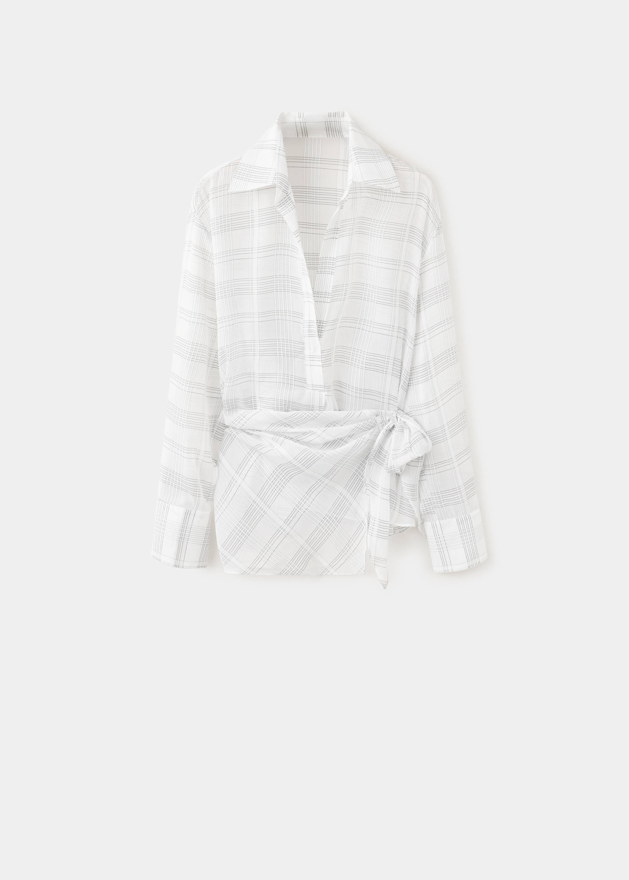 Bow check shirt - Article without model