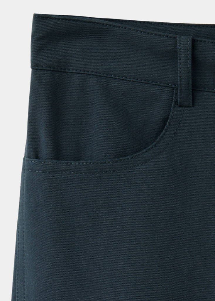 High-waisted balloon trousers — Navy