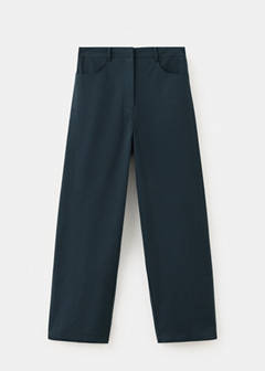 High-waisted balloon trousers — Navy 5
