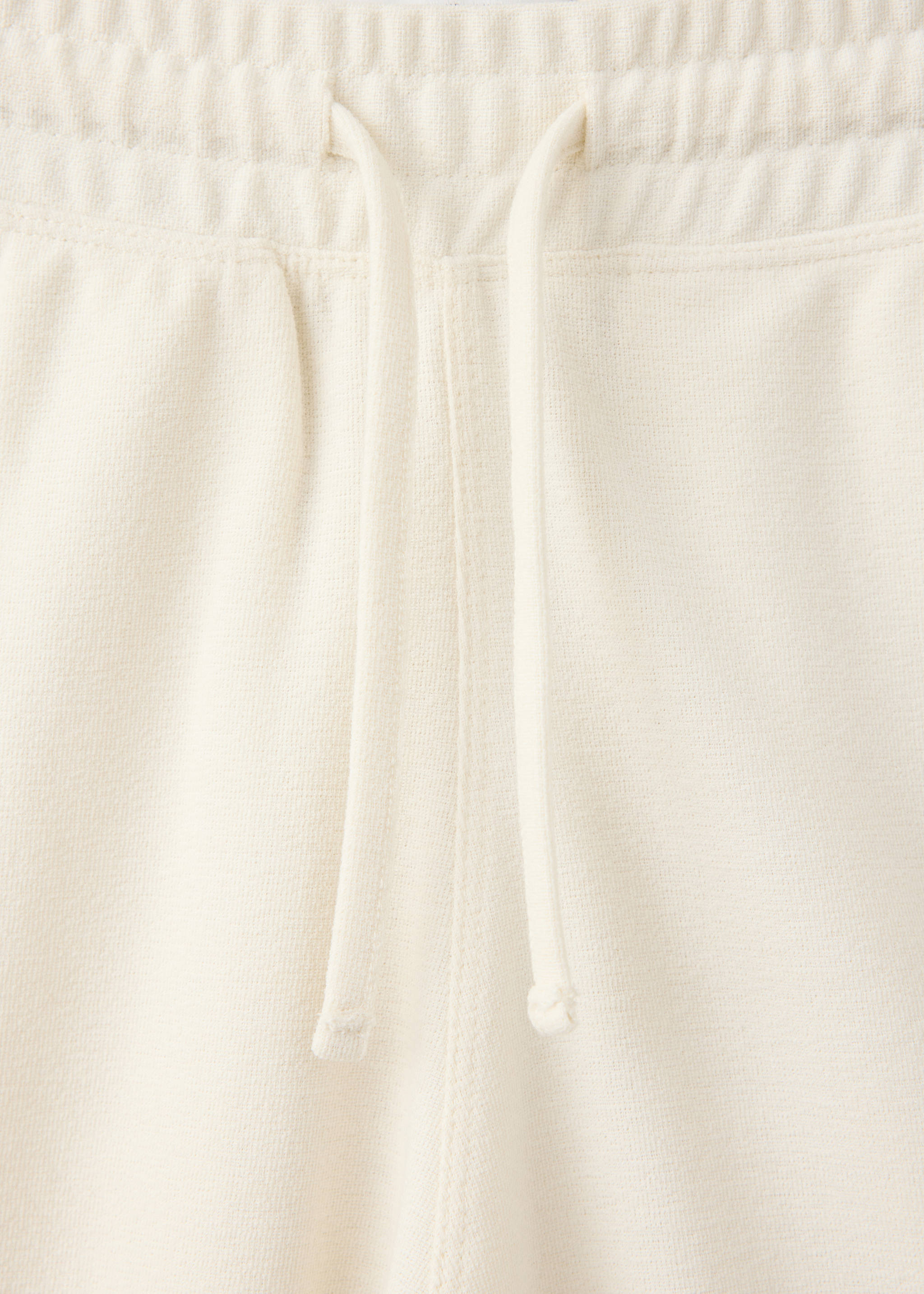 Bermuda en mélange de coton texturé cordon - Détail de l'article 8