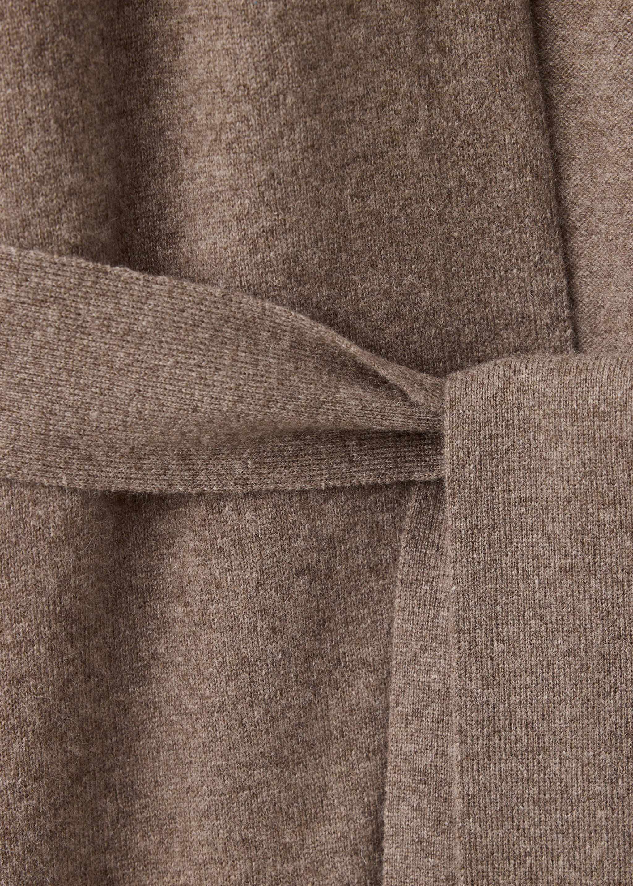 100% cashmere long cardigan with design - Details of the article 8
