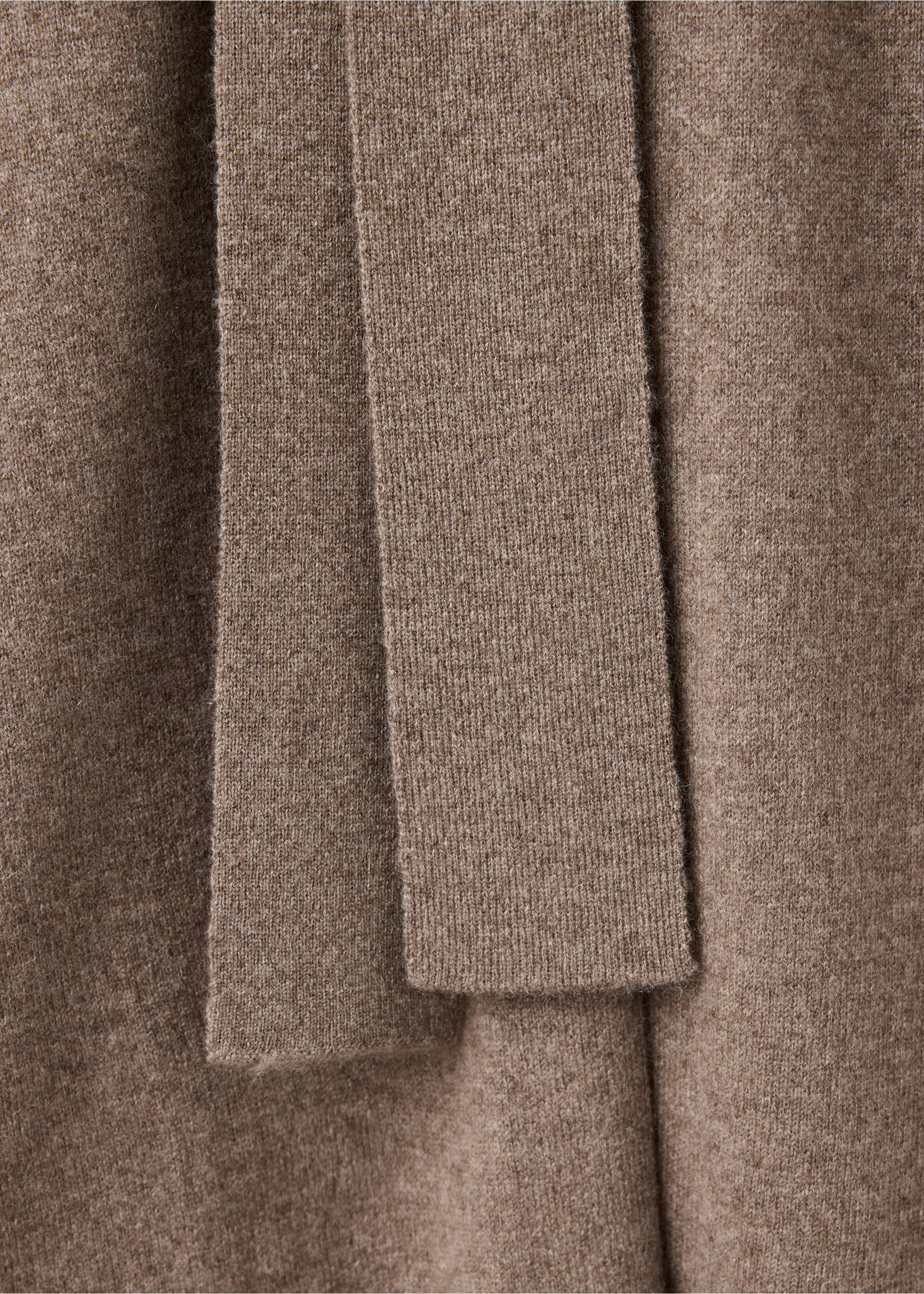 100% cashmere long cardigan with design - Details of the article 0, Medium Brown. Ref: 37052900-00.